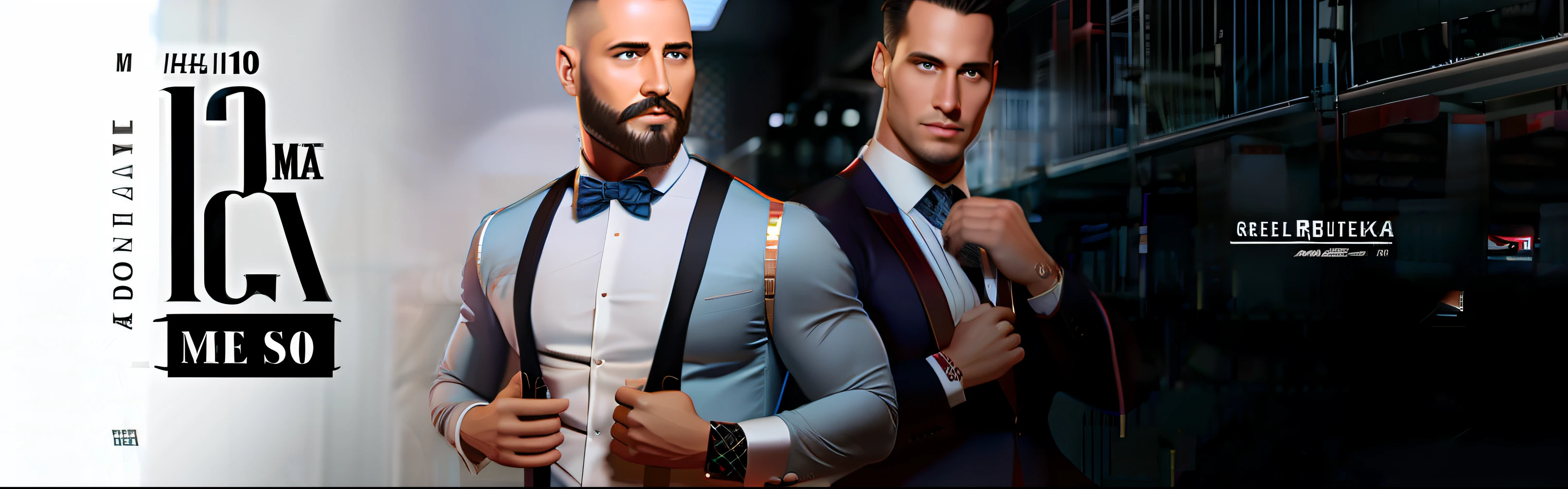 there are two men in suits standing next to each other, dois homens bonitos, roupas sob medida, homens em smokings, apelo masculino alta moda, Ternos, desgaste formal, moda masculina, Meio - tiro, Tiro no meio, vestindo um terno, terno e gravata, Greg Rutkowski e Jakub Rebelka, suspenders, bem vestido, Businessmen