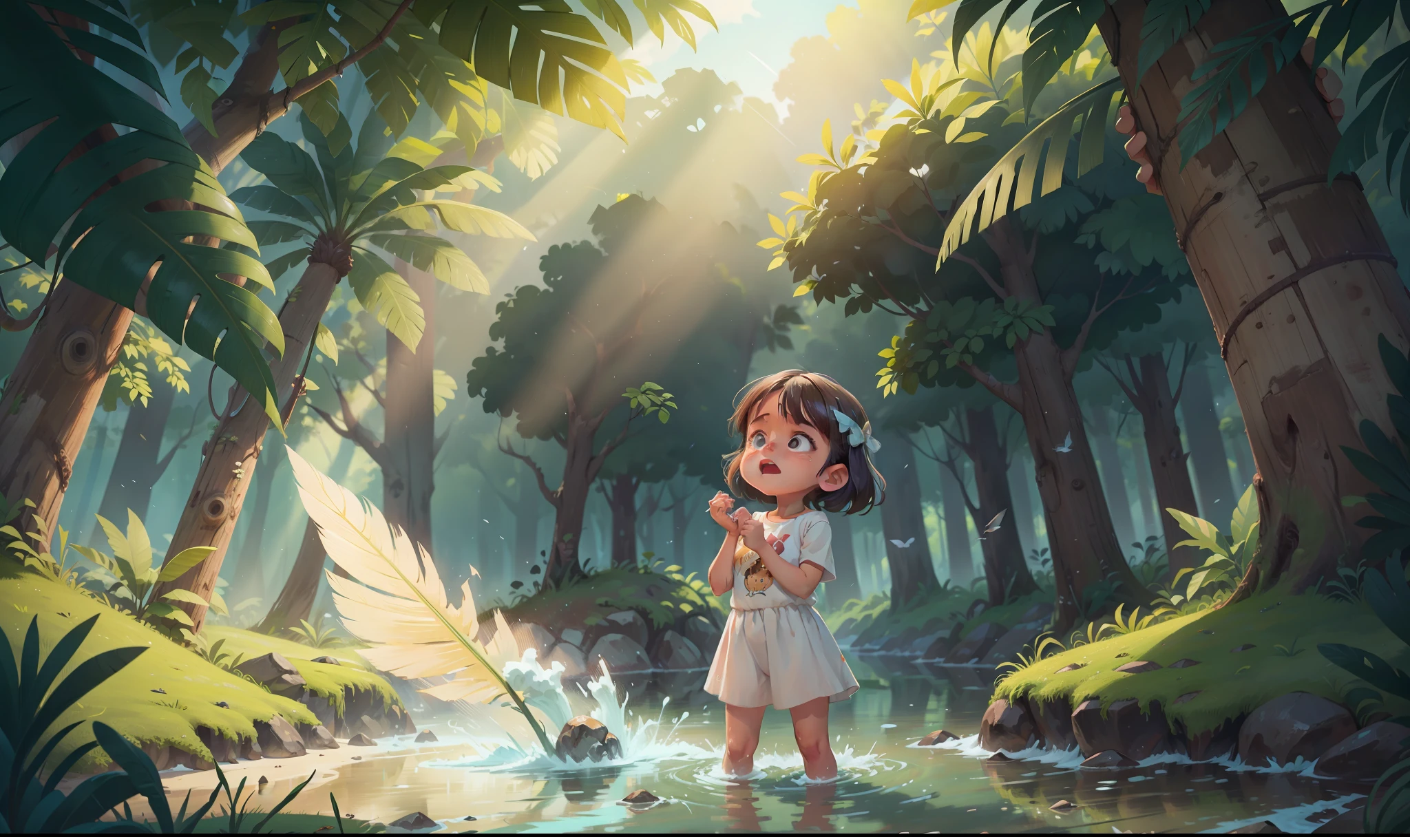 A pequena Isabela ficou emocionada ao ver o impacto positivo que seu amor pela natureza e sustentabilidade estava causando na comunidade.