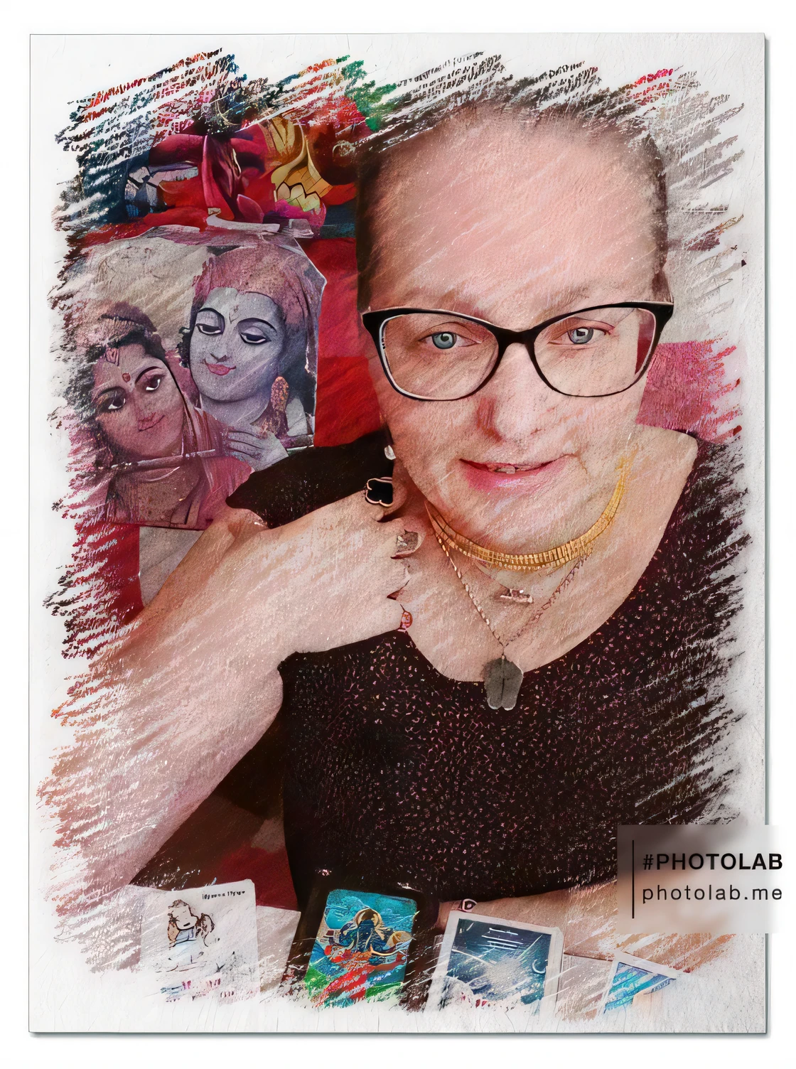 Close-up of a woman wearing glasses and a necklace, taken in 2 0 2 0, photo taken in 2 0 2 0, photo taken in 2 0 2 0, Filmed in 2022, portait photo profile picture, Portrait!!!, potrait, ((Portrait)), NFT Portrait, Portrait!!!!!!, portrait photography, a photo of a