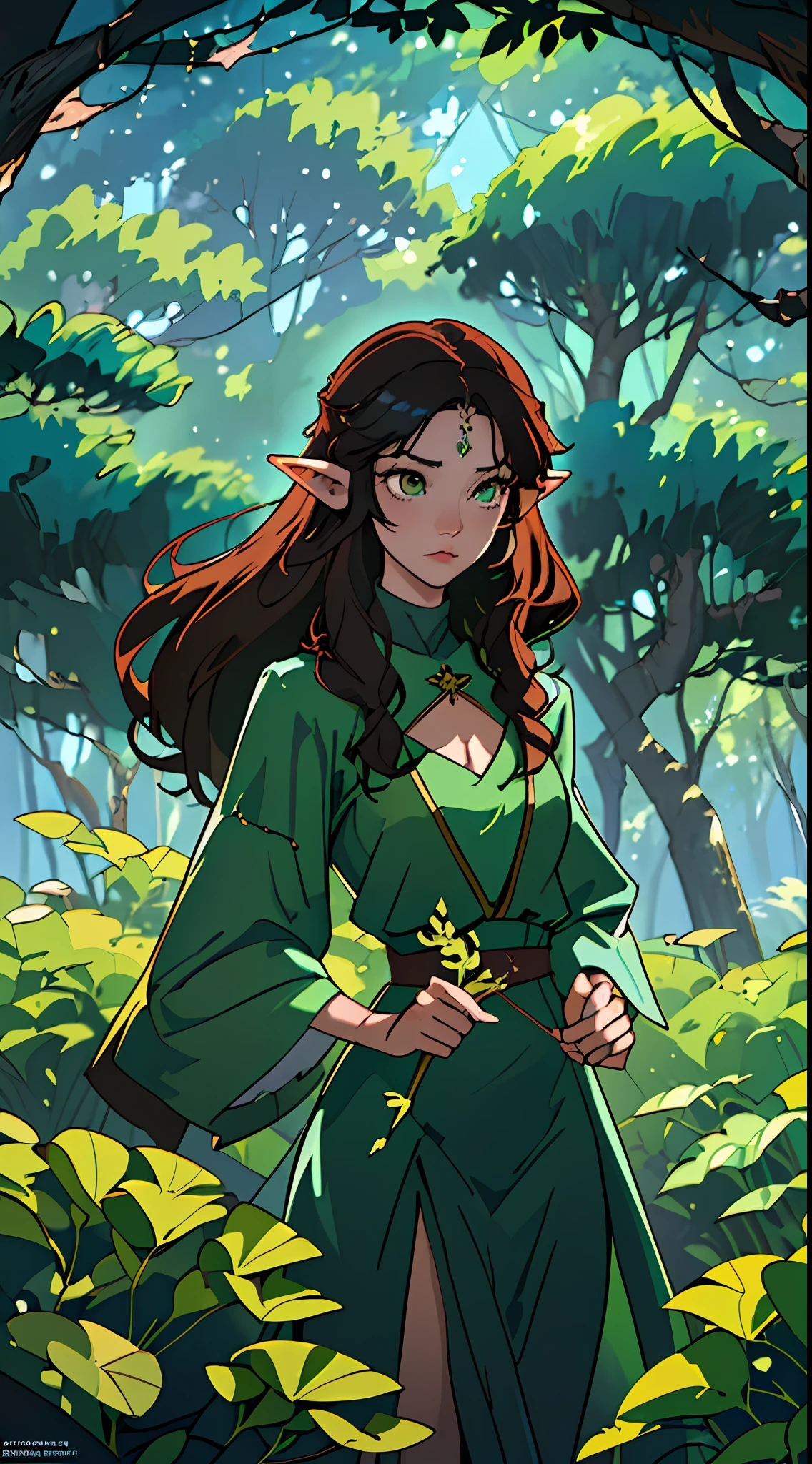 Uma base splash art de "Arqueiro Verdant Xerona" depicts a stunning image of the Bio-Arcane Huntress in the heart of a lush and vibrant forest. Standing with his bow drawn, Xerona exudes an aura of confidence and determination. His elven heritage is evident in his elegant posture and ethereal presence, while his bio-organic weaponry suggests his extraordinary powers.
The colors of splash art are predominantly green and brown, espelhando o ambiente natural. Vinhas e folhas adornam sua armadura e arco, symbolizing your deep connection to nature. Seus olhos brilham com uma pitada de energia arcana, reflecting the potent forces under his command.
In the background, The dense foliage of the forest adds depth to the scene, while magical rays of sunlight filter through the canopy, casting a charming glow on Xerona. His arrows seem to emanate a soft luminescence, significando sua potente natureza arcana.