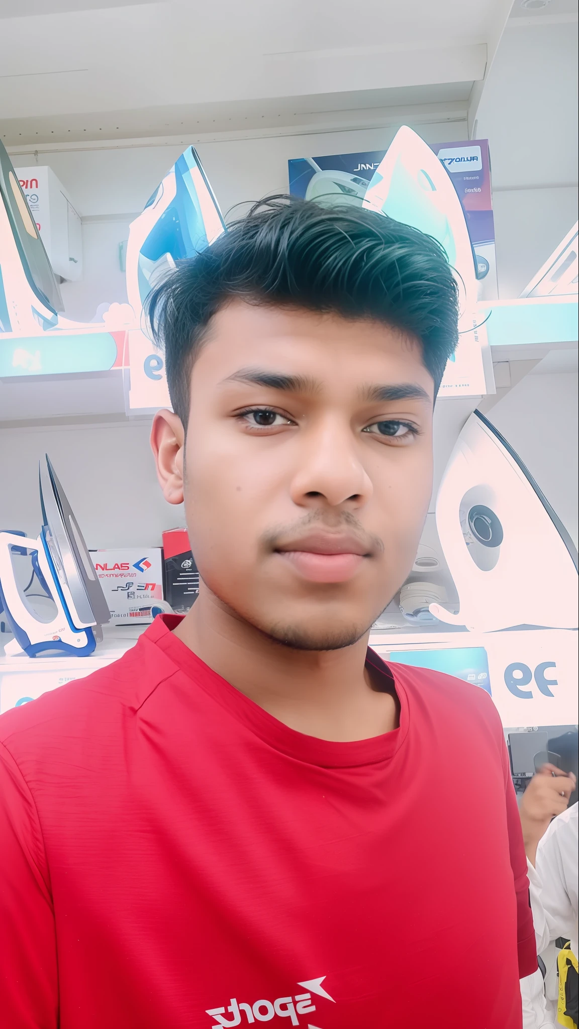 there is a man that is holding a pair of scissors, with accurate face, vinayak, riyahd cassiem, ayan nag, jayison devadas, mohamed chahin, face picture, shot on nikon z9, with kind face, selfie photo, taken with sony alpha 9, 8k selfie photograph, facebook profile picture, around 1