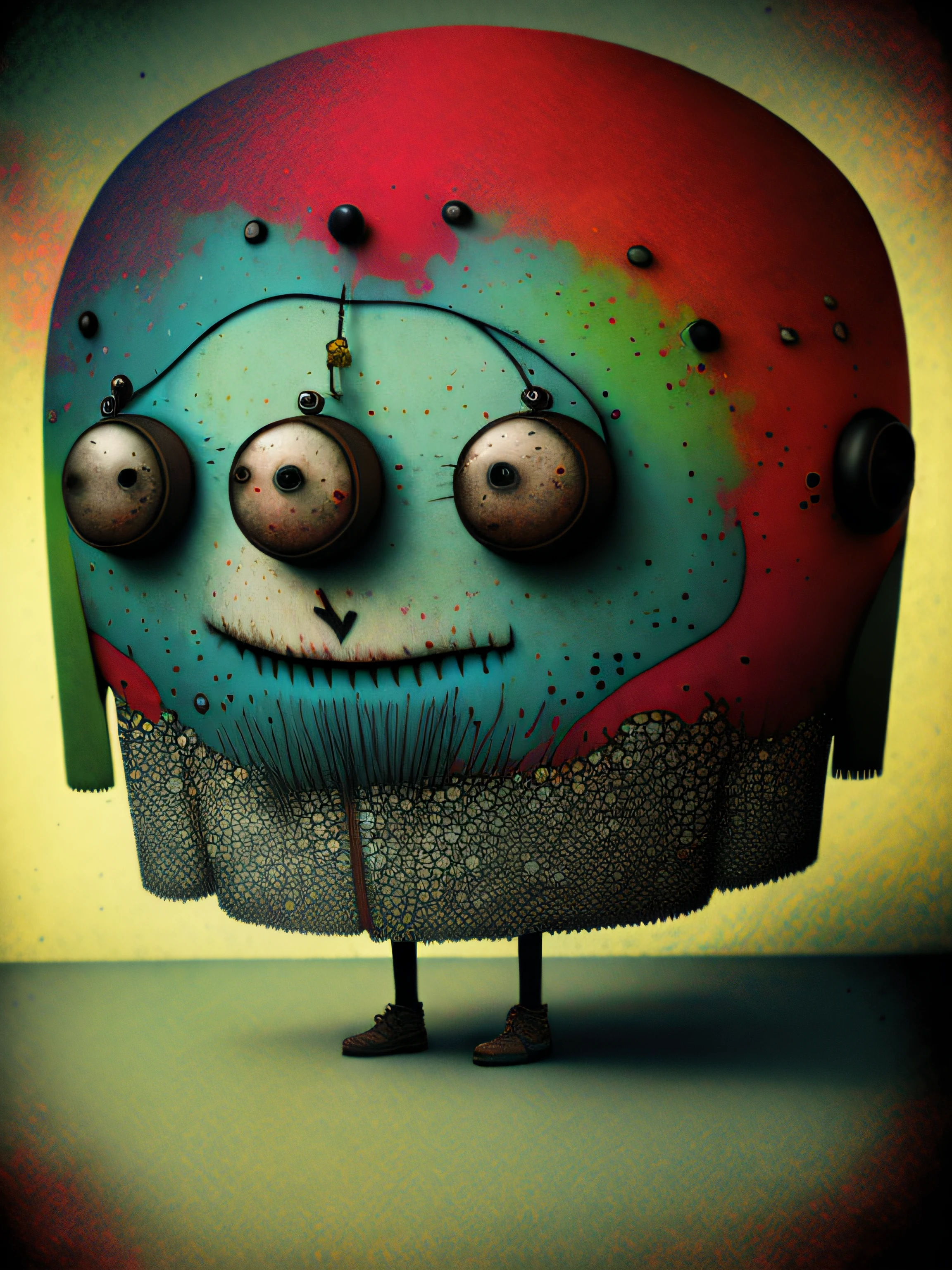 something in the way, colorful, punk, happy, upbeat, don hertzfeldt, Hieronymus Bosch, Gabriel Pacheco