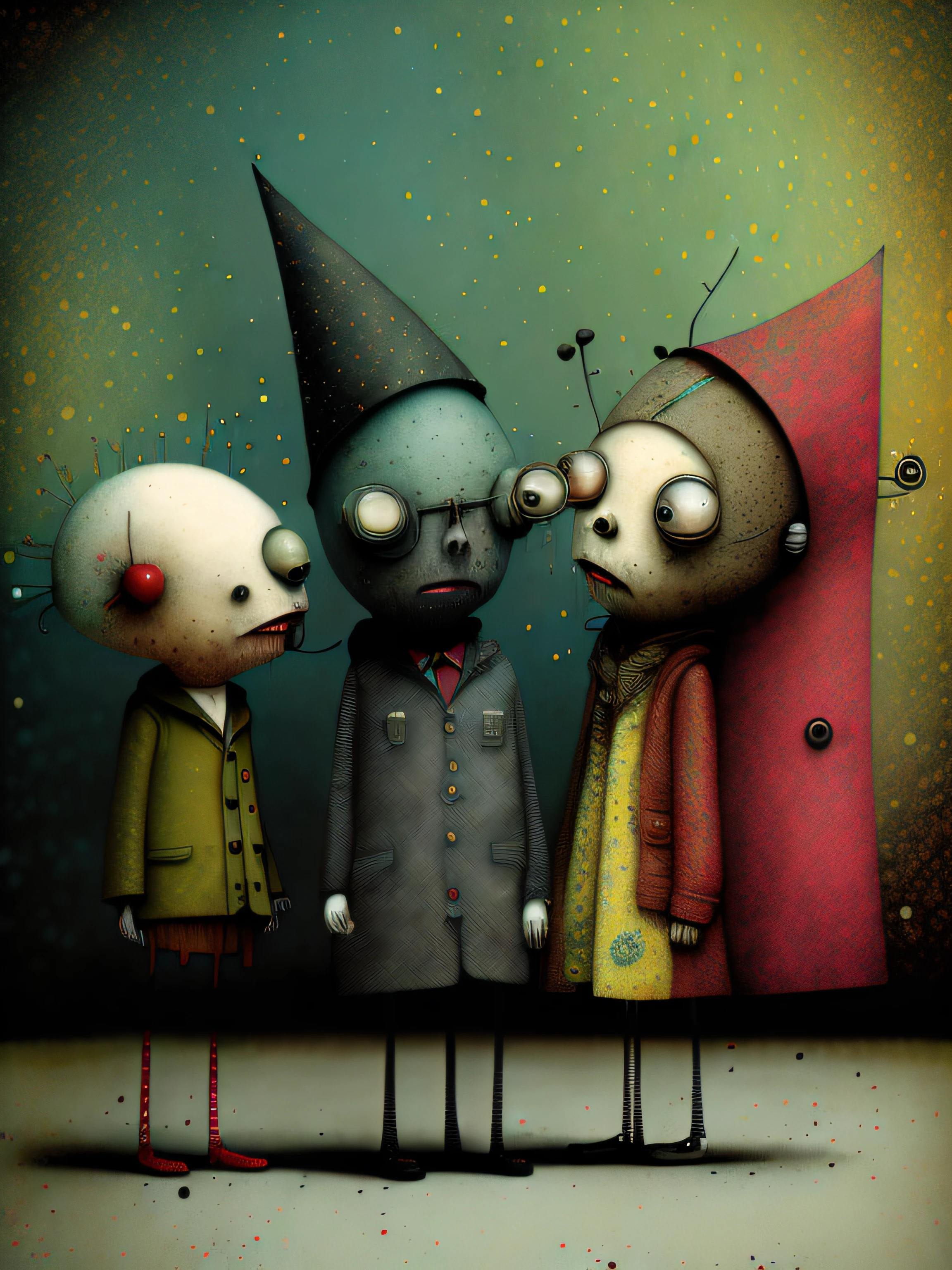 something in the way, colorful, punk, happy, upbeat, don hertzfeldt, Hieronymus Bosch, Gabriel Pacheco