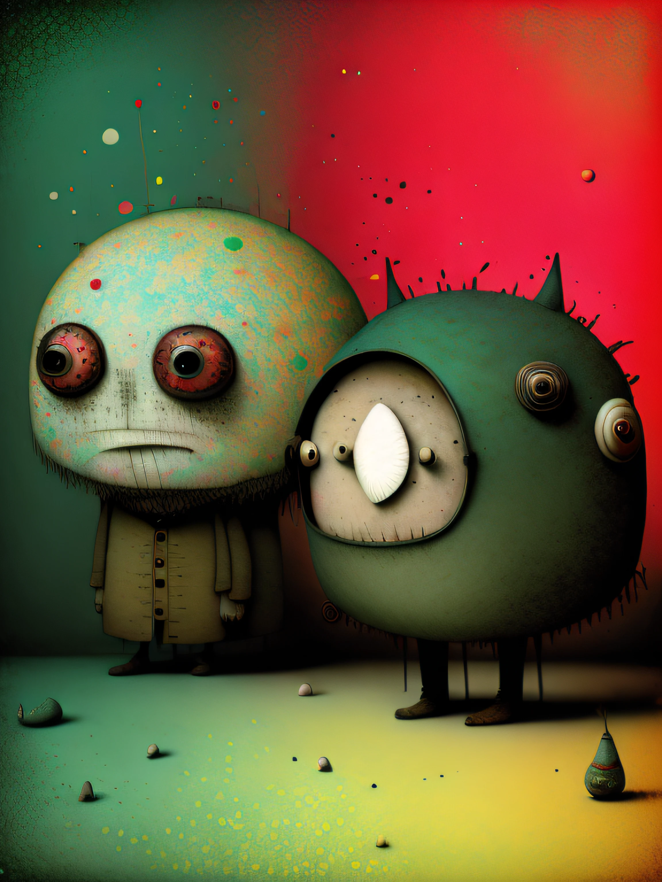 something in the way, colorful, punk, happy, upbeat, don hertzfeldt, Hieronymus Bosch, Gabriel Pacheco