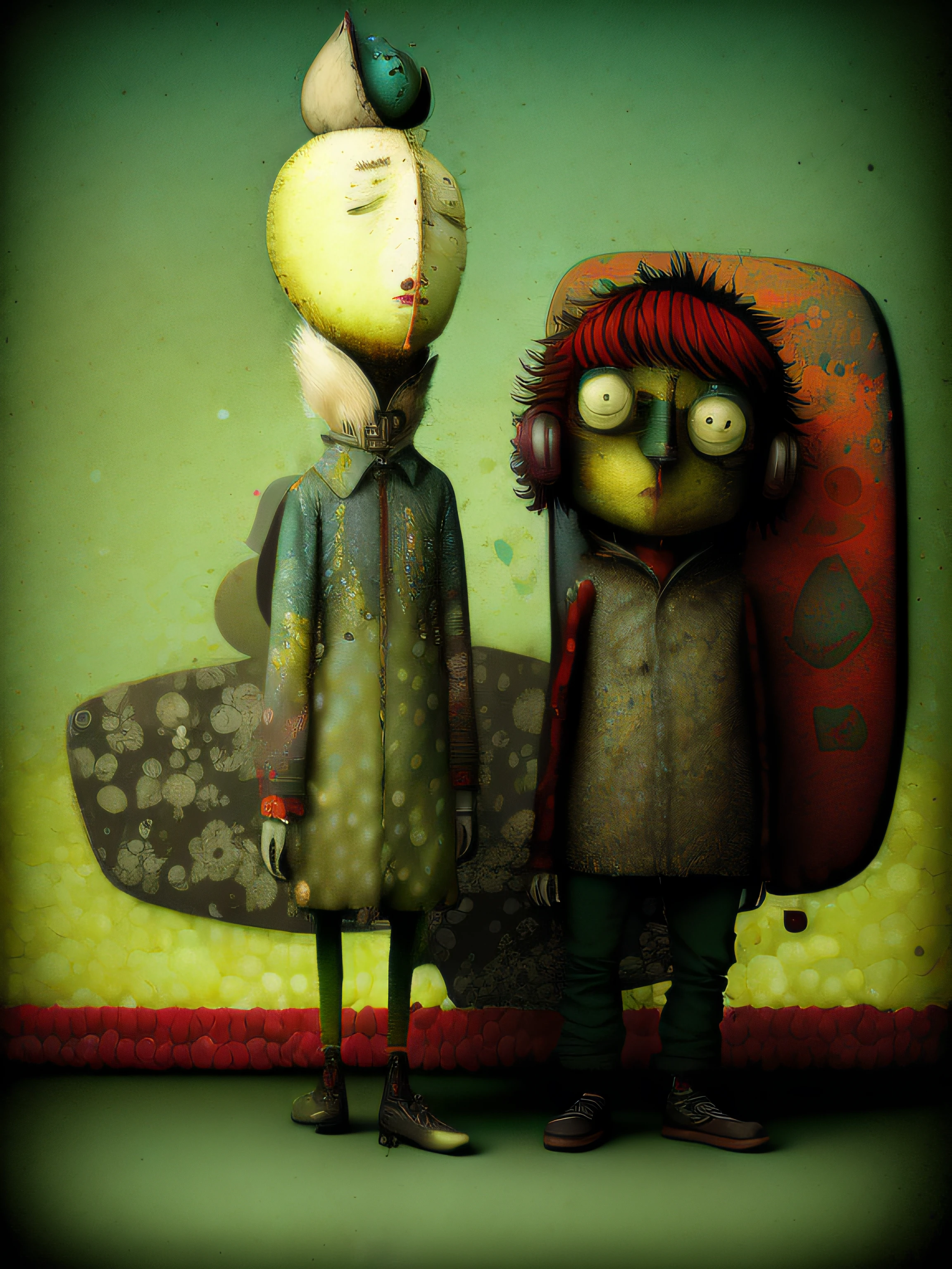 A stranger on the road, colorido, punk, feliz, optimista, don hertzfeldt, Hieronymus Bosch, Gabriel Pacheco