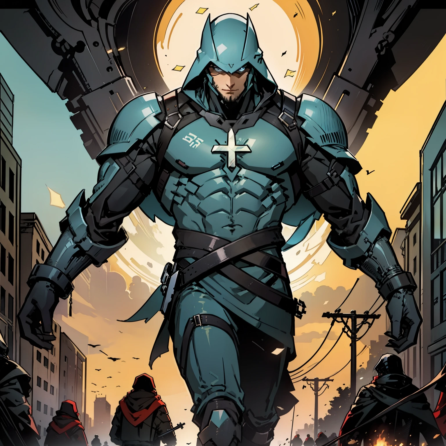 Alexander Cross is the leader of Corporation C.G.E, known for his relentless focus on achieving his goals and growing the corporation. He firmly believes in the superiority of the human race and is willing to do whatever it takes to keep it at the top, even if it means the conquest and domination of other alien races. His father's harsh childhood and influence shaped his personality and firm beliefs.