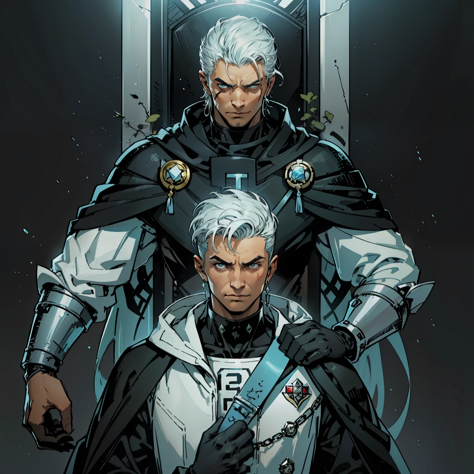 56 anos,cabelo branco,Alexander Cross is the leader of Corporation C.G.E, known for his relentless focus on achieving his goals and growing the corporation. He firmly believes in the superiority of the human race and is willing to do whatever it takes to keep it at the top, even if it means the conquest and domination of other alien races. His father's harsh childhood and influence shaped his personality and firm beliefs.Alexander Cross, leader of Corporation C.G.E, is known for his relentless focus on achieving his goals and growing the corporation. He is likely to feel very fulfilled and satisfied professionally upon seeing C.G.And become a dominant force in the galaxy and achieve your goals. He firmly believes in the superiority of the human race and is willing to do whatever it takes to keep it at the top, which may include the conquest and domination of other alien races. Para ele, o sucesso da C.G.And it is the ultimate measure of your professional achievement.Alexander Cross is known for being an ambitious character, intelligent and charismatic. He has a strong sense of leadership and believes in the strength of the Galactic Corporation C.G.E como o elemento mais importante no universo. No entanto, He is also cruel and despotic, willing to do anything to keep her on top, including threatening, subornar e matar. Ademais, ele tem um lado humano e um amor incondicional por sua esposa e filha, o que o torna um personagem complexo e multifacetado.