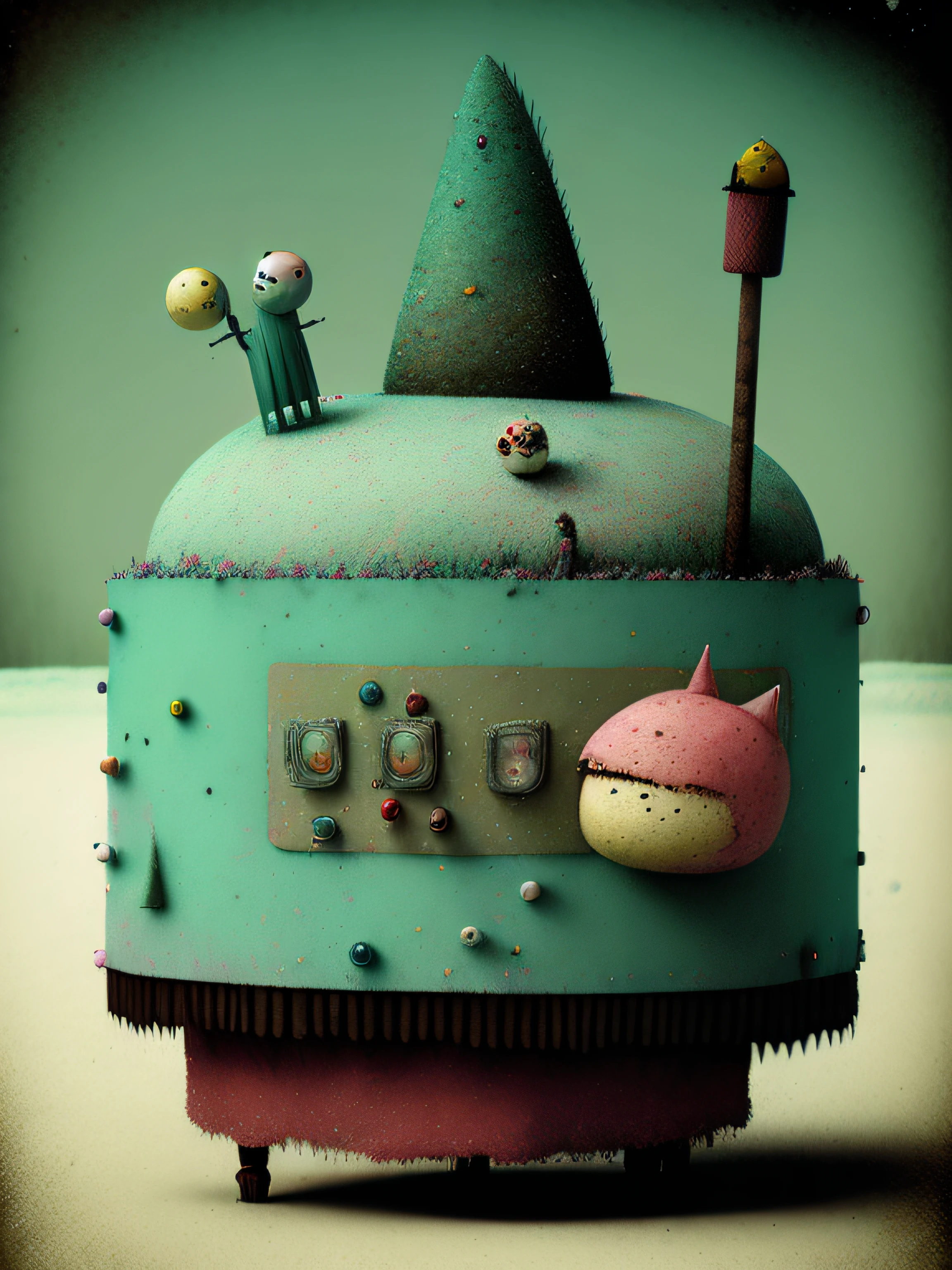 A strange ice cream, colorido, punk, feliz, optimista, Don Hertzfeldt, El Bosco, Gabriel Pacheco