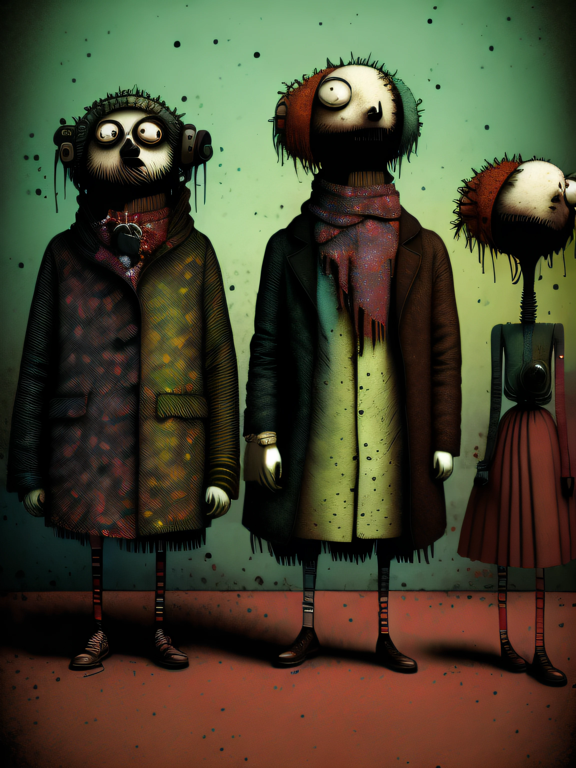 A group of strangers, colorido, punk, feliz, optimista, Don Hertzfeldt, El Bosco, Gabriel Pacheco