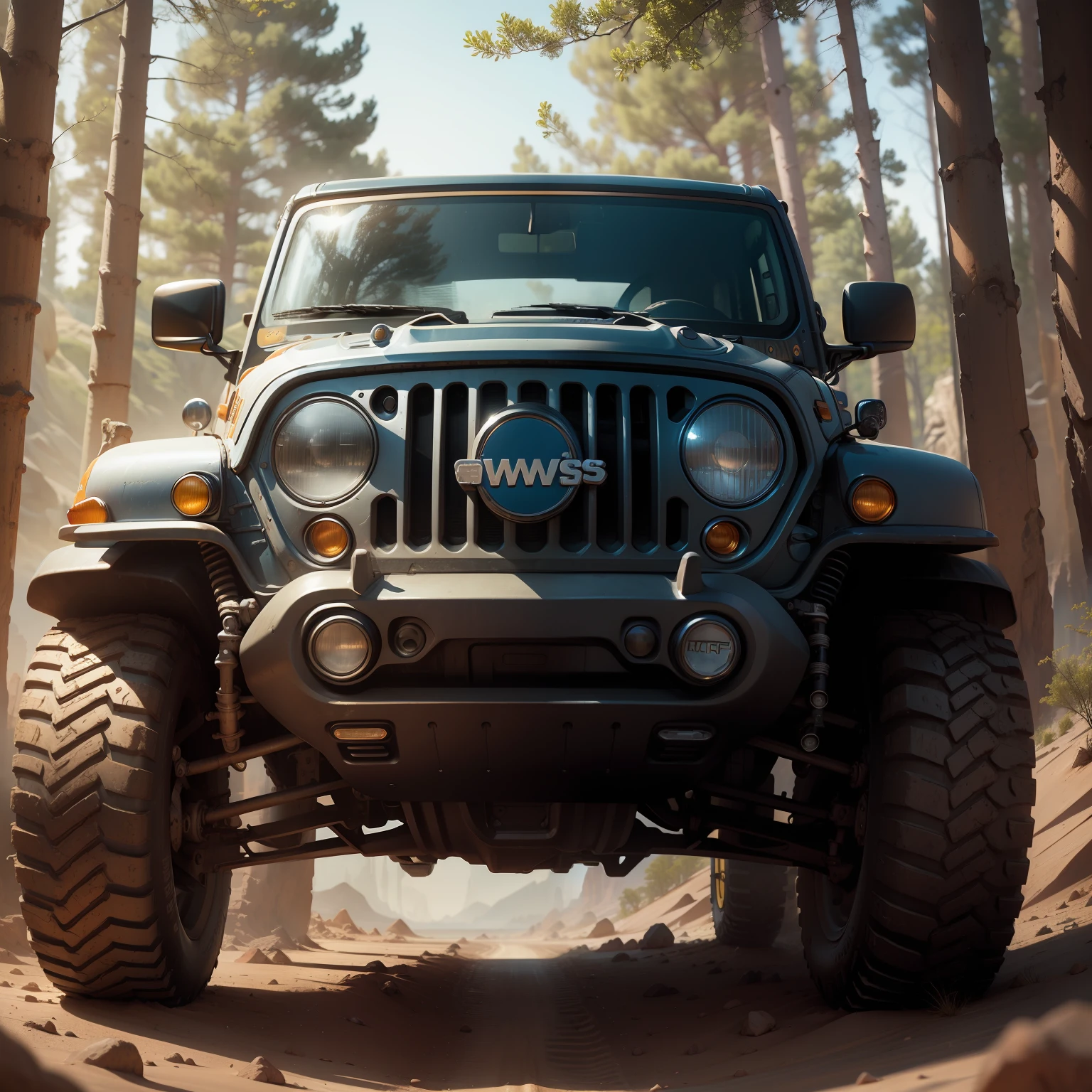 Wrangler nffsw Background as if you were on Mars