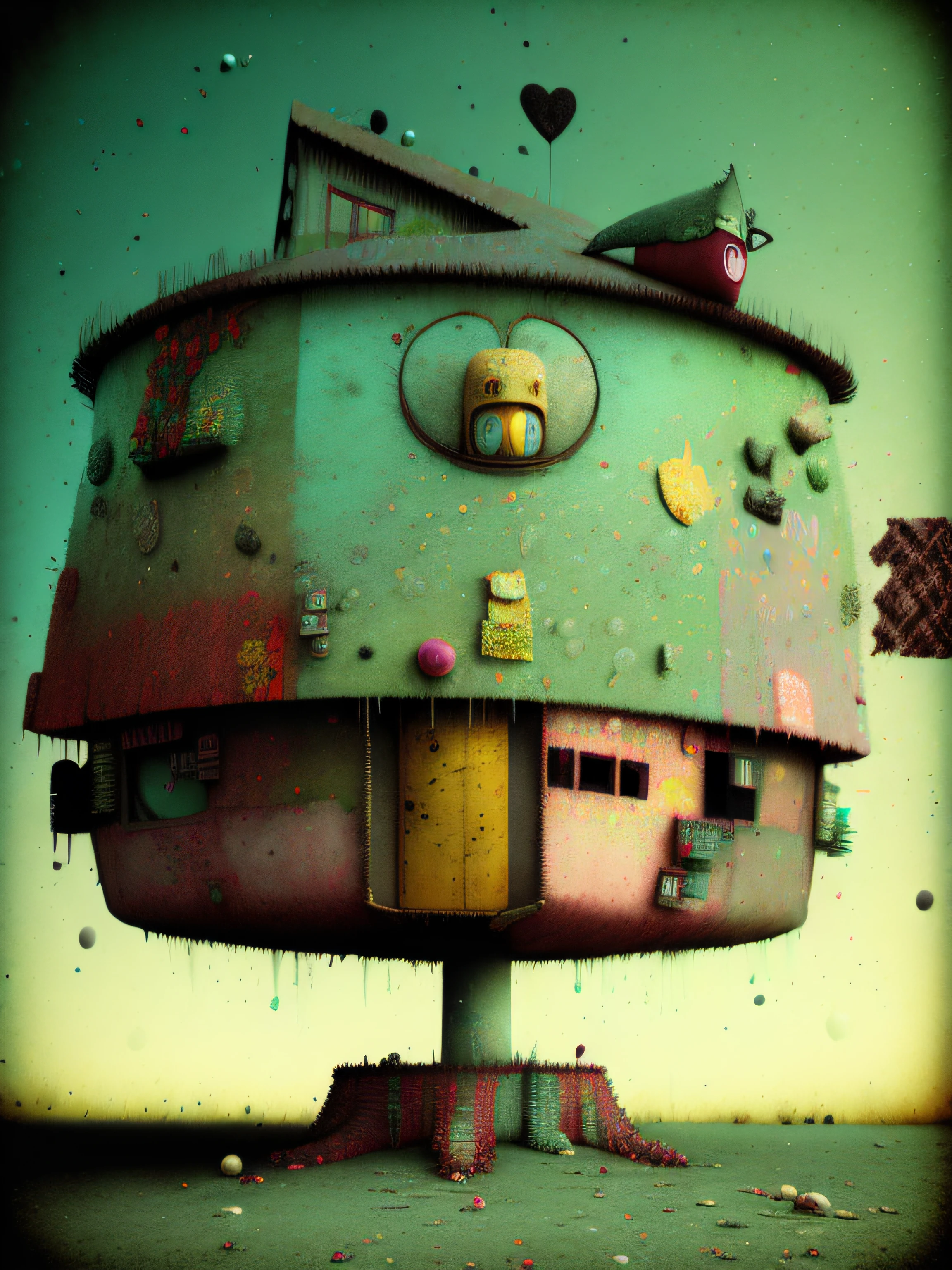 A strange house on the road, colorido, punk, feliz, optimista, Don Hertzfeldt, El Bosco, Gabriel Pacheco