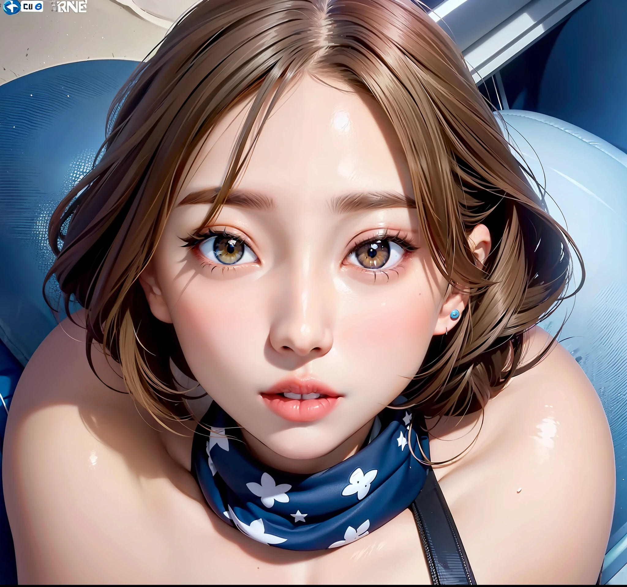 Un primer plano de una mujer en bikini en una playa, Del videojuego Azure Lane, Estilo Azur Lane, Personajes de Azure Lane, De Girls Frontline, Detalles finos. girls frontline, Chica rubia de anime con cabello largo, Chicas Frontline CG, girl front line style, Cara de Ahegao, kantai collection style, splash art anime loli, girls frontline