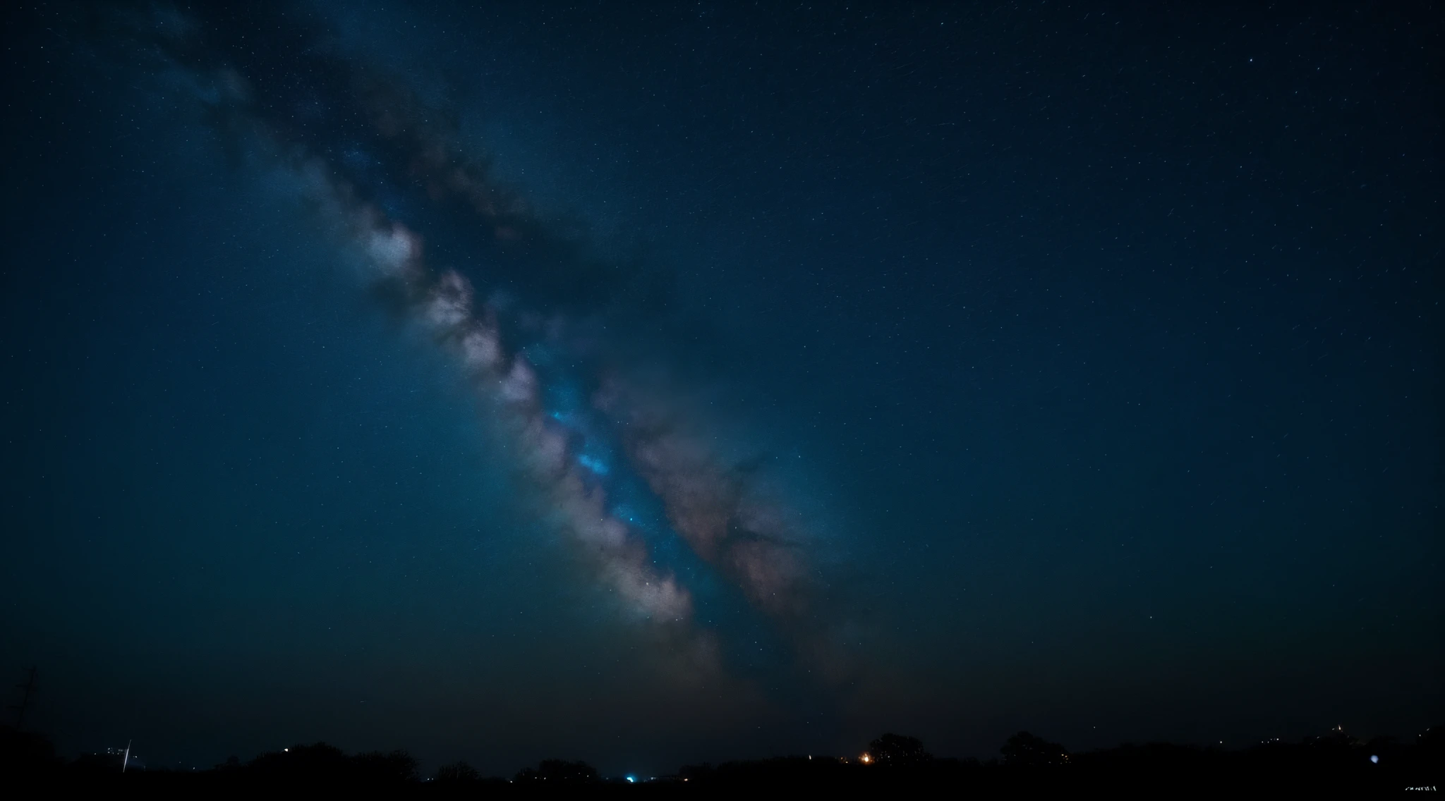 Stars cover the sky, natta, sony a7, Film grain, Cinematic lighting, Photorealistic, 32K, Soft lighting