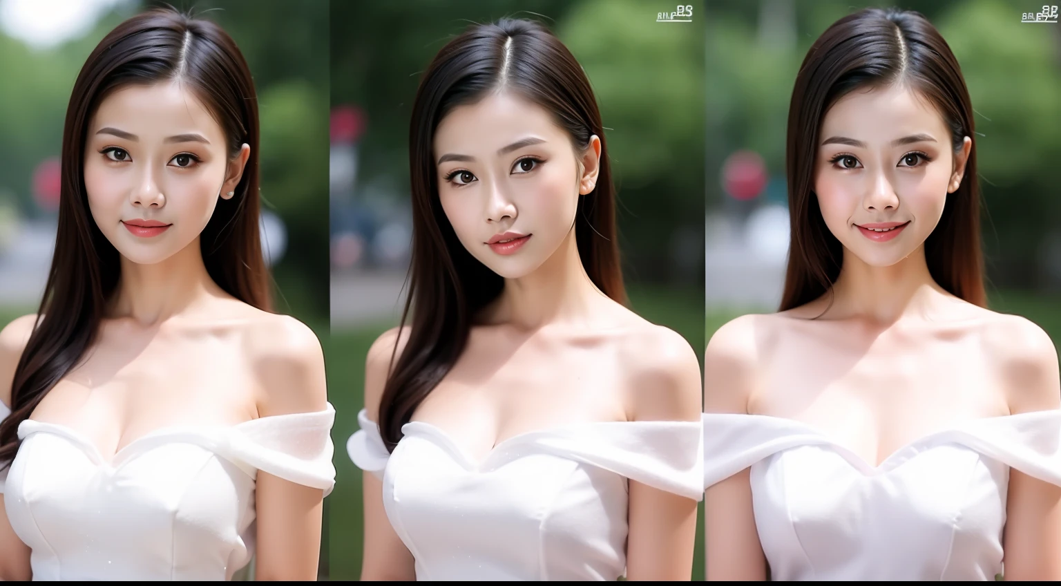 Fashion model 16 years old [[[[closeup cleavage]]]], [[[[boobgasm]]]], [[[[coll]]]], [[[[bshoulders]]]], perfect  eyes, Perfect iris，perfect lips，perfect teeth，Perfect skin，Long face，Soft front light，HDR，filmgirl,long whitr hair，Student Clothing，（pastel colour：1.2）