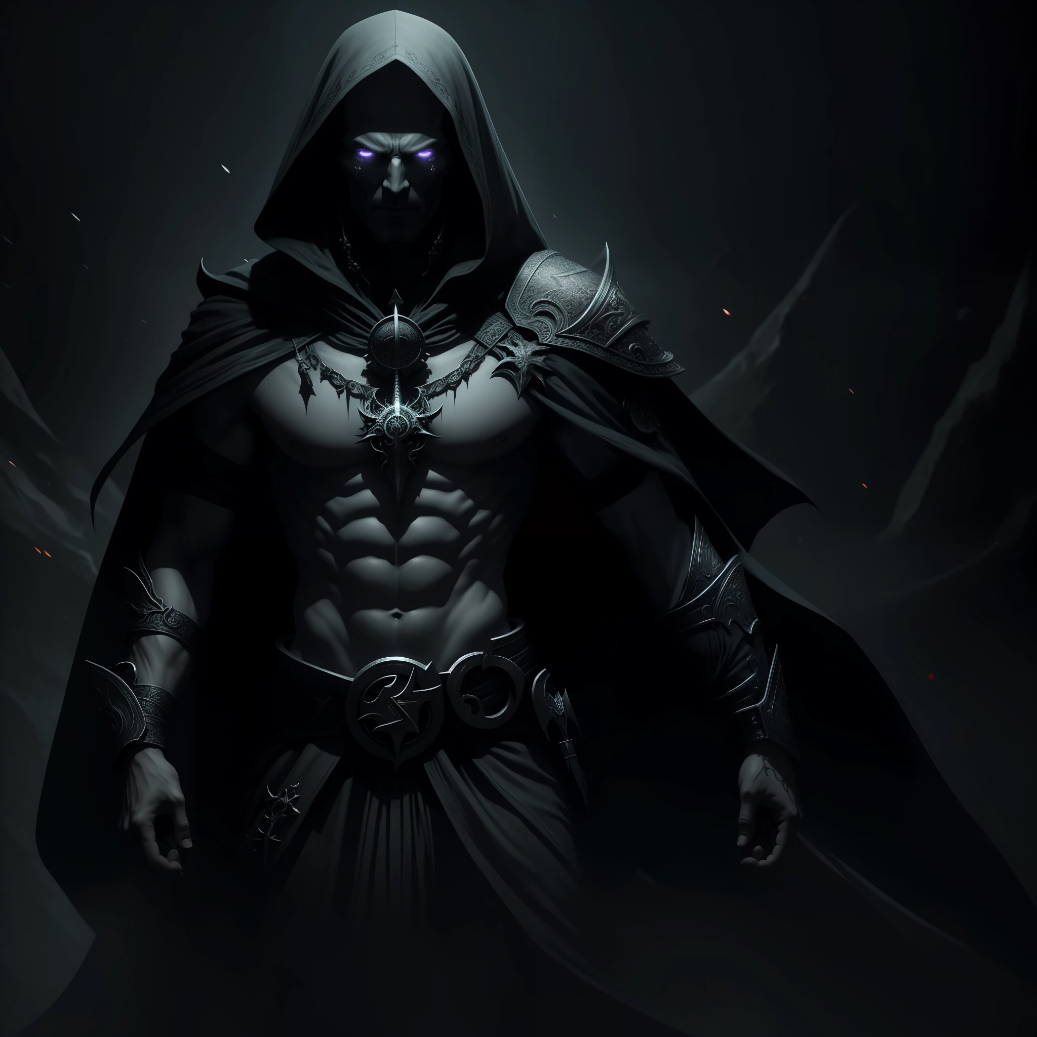 (extremely detailed 8k wallpaper),a medium shot photo of a fearful necromancer, Intricate, High Detail, dramatic