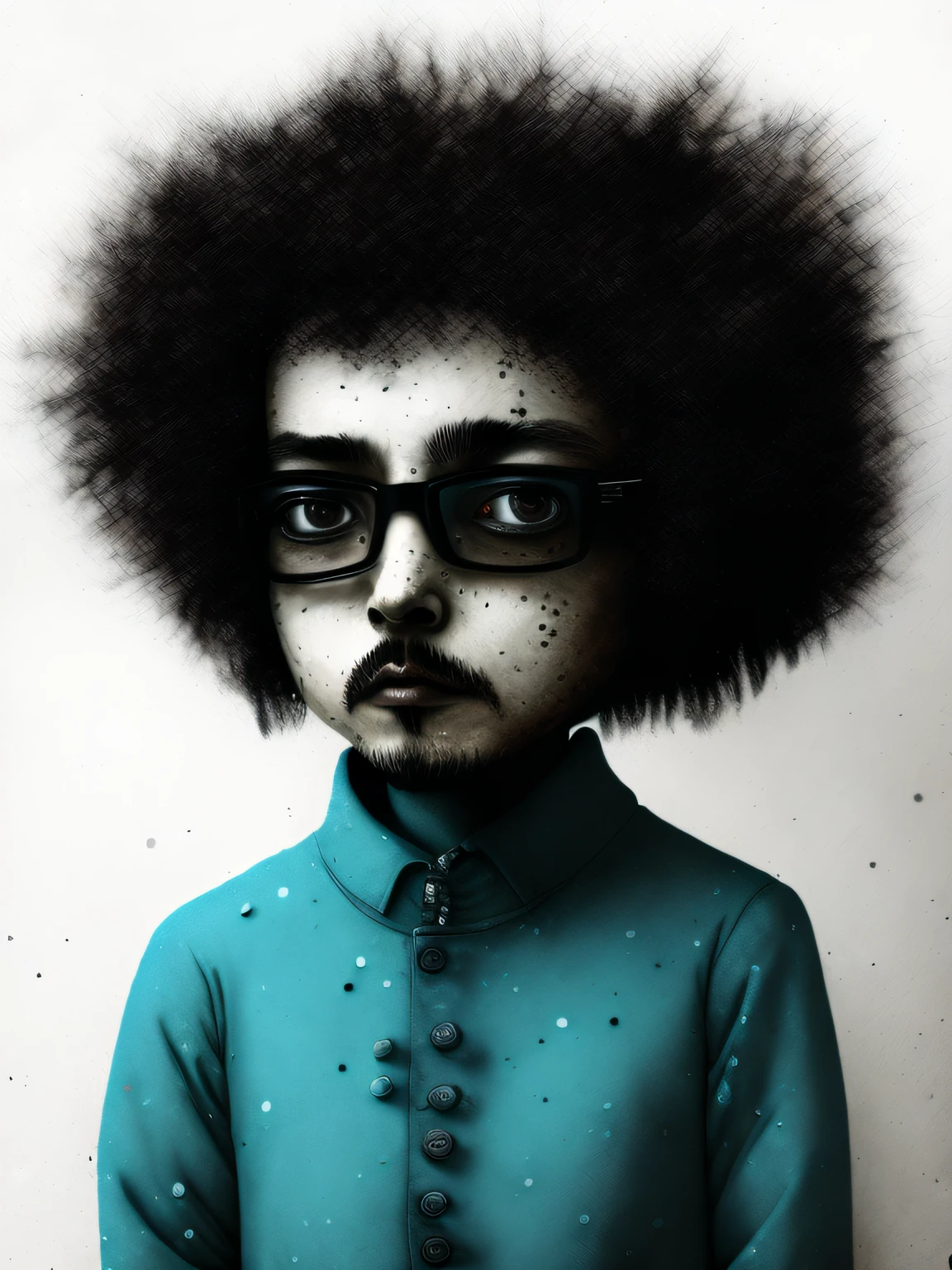 telefono movil , blanco y negro, punk, feliz, optimista, Don Hertzfeldt, El Bosco, Gabriel Pacheco