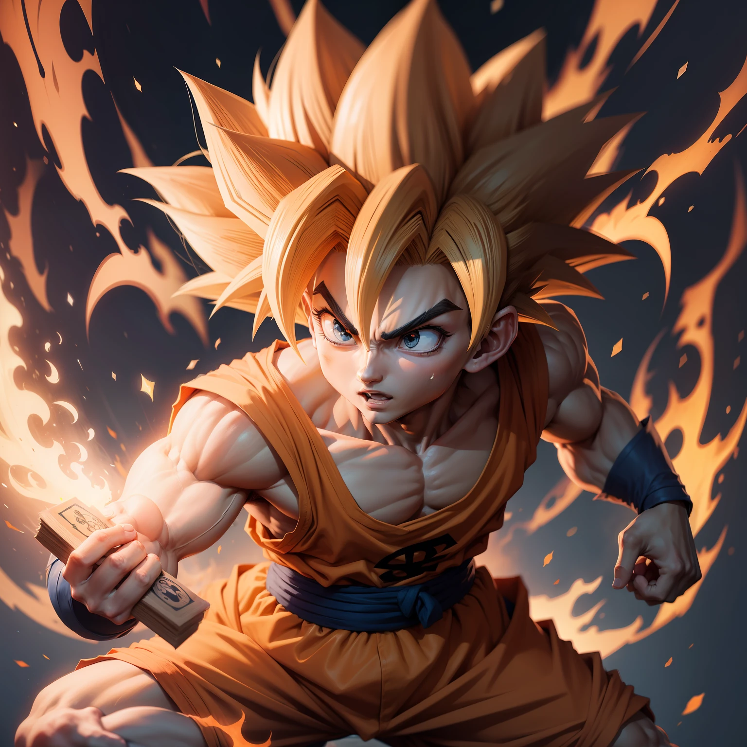 Goku, Corinthians, Hora, futeBol, Redo right hand, 5 dedos