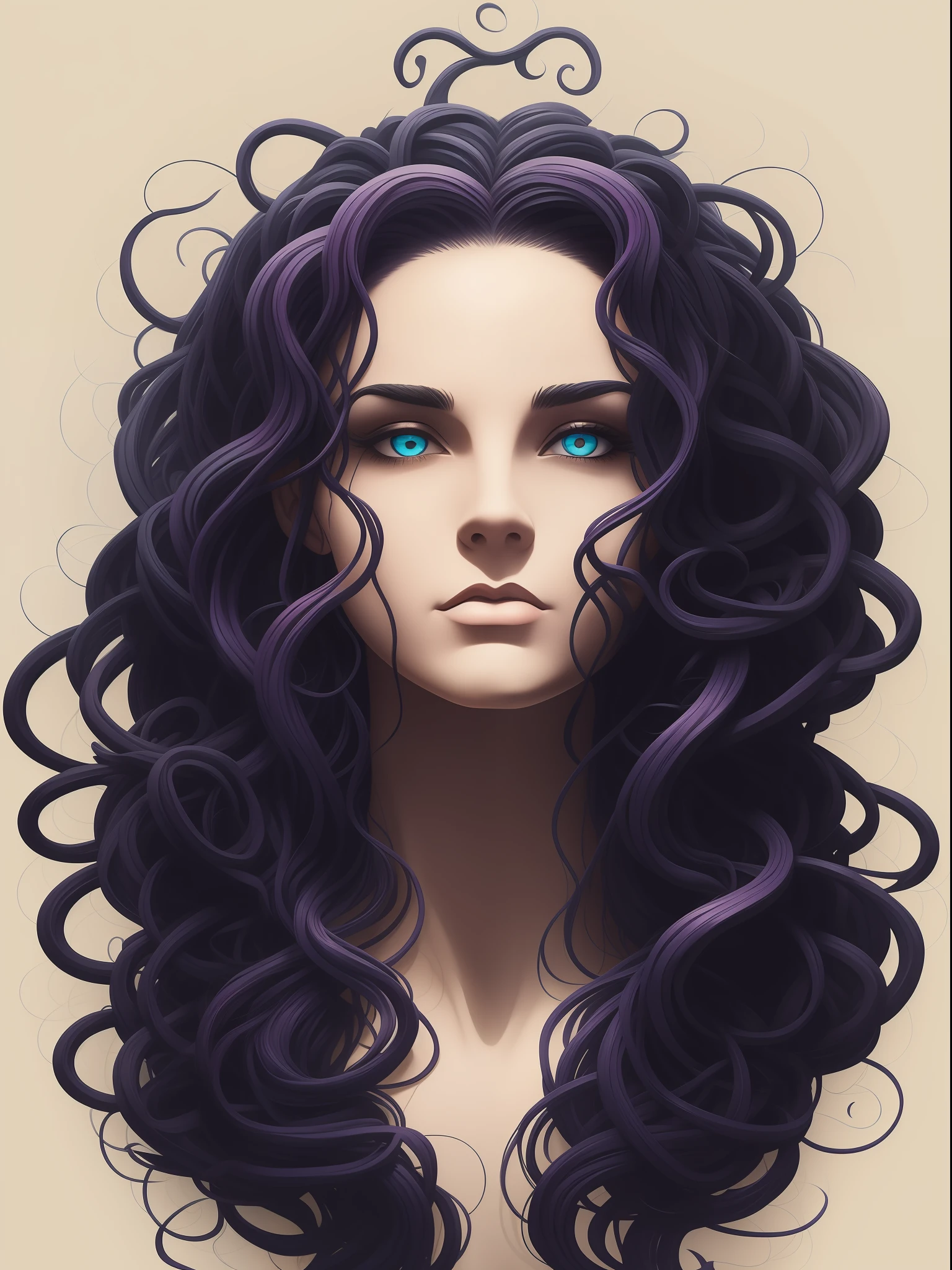 medusa cabelo de serpente, arte da camiseta, 2D, ((fundo preto: 1, 5)), vetor, cores vivas, obra-prima, melhor qualidade, detalhes intrincados, perfect symmetrical face, detalhes realistas, gothic theme, luz de aro, luar, cinematic shading, Greg Rutkowisk