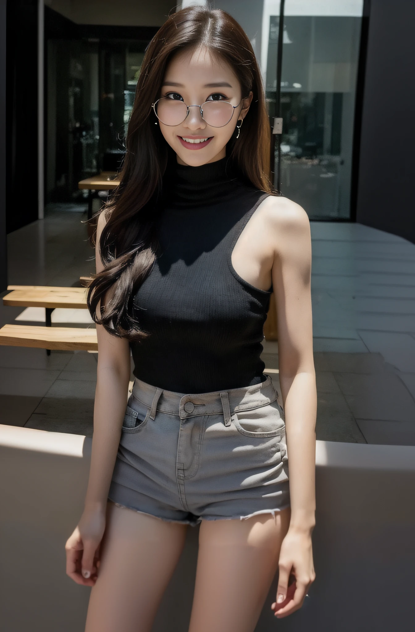8k, raw photo, HD, HDR, (best quality, masterpiece:1.2), ultra-high detailed, ultra high res, (photorealistic:1.4),
1 girl, slender, model, detailed beautiful skin, beautiful long brown hair, collarbone, earrings,
good anatomy, detailed fingernails, detailed hands, detailed arms, detailed legs, detailed foot,
detailed hair, dynamic pose, detailed face, natural fingernails, detailed background, 1 girl, slender, model, cinematic lighting
dynamic pose, dynamic angle,