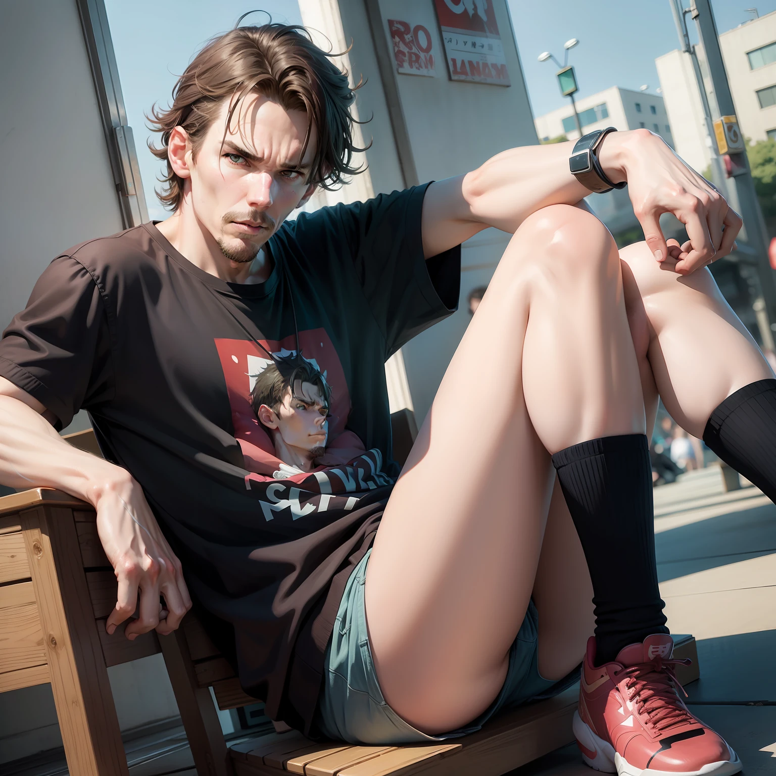 Ethan Hawke in anime style