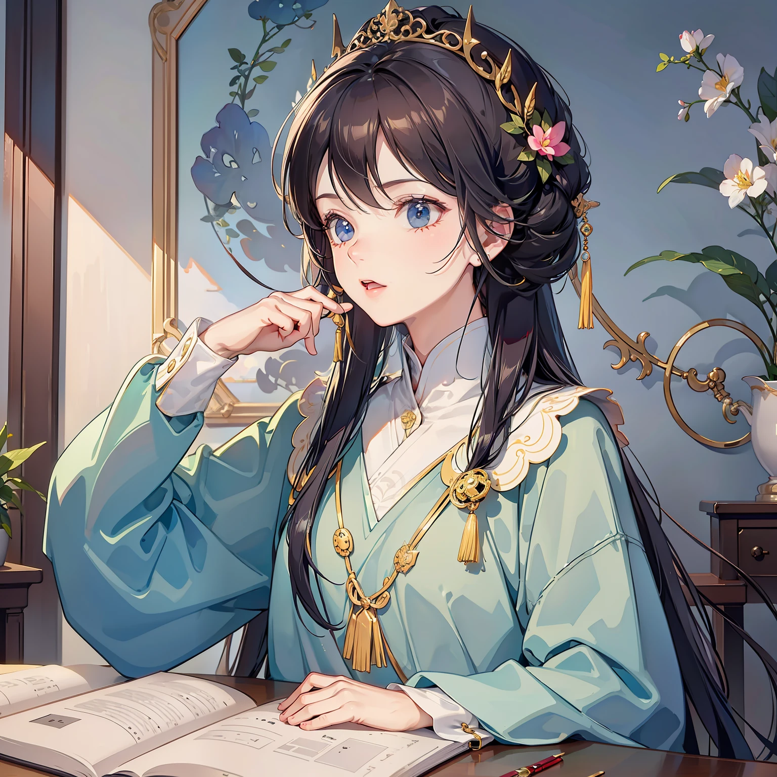 Also study to learn eleven or twelve o'clock in the evening，Get up at six o'clock in the morning to memorize the text