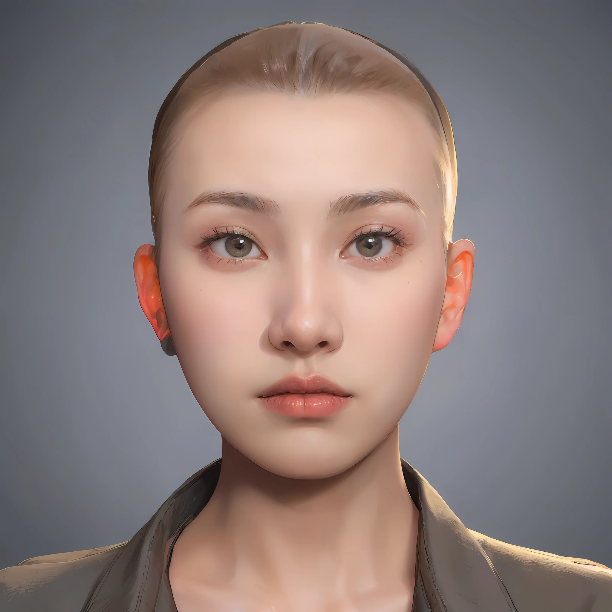 Surrealist portraits of women by David Hockney and Alphonse Mucha，Fantasyart，photographrealistic，art  stations，poster for，Very detailed faces，4 k''，Award-Awarded，，1girll，low tune，Cowboy photos,(formal outfit:1.4),long whitr hair,whaite hair,