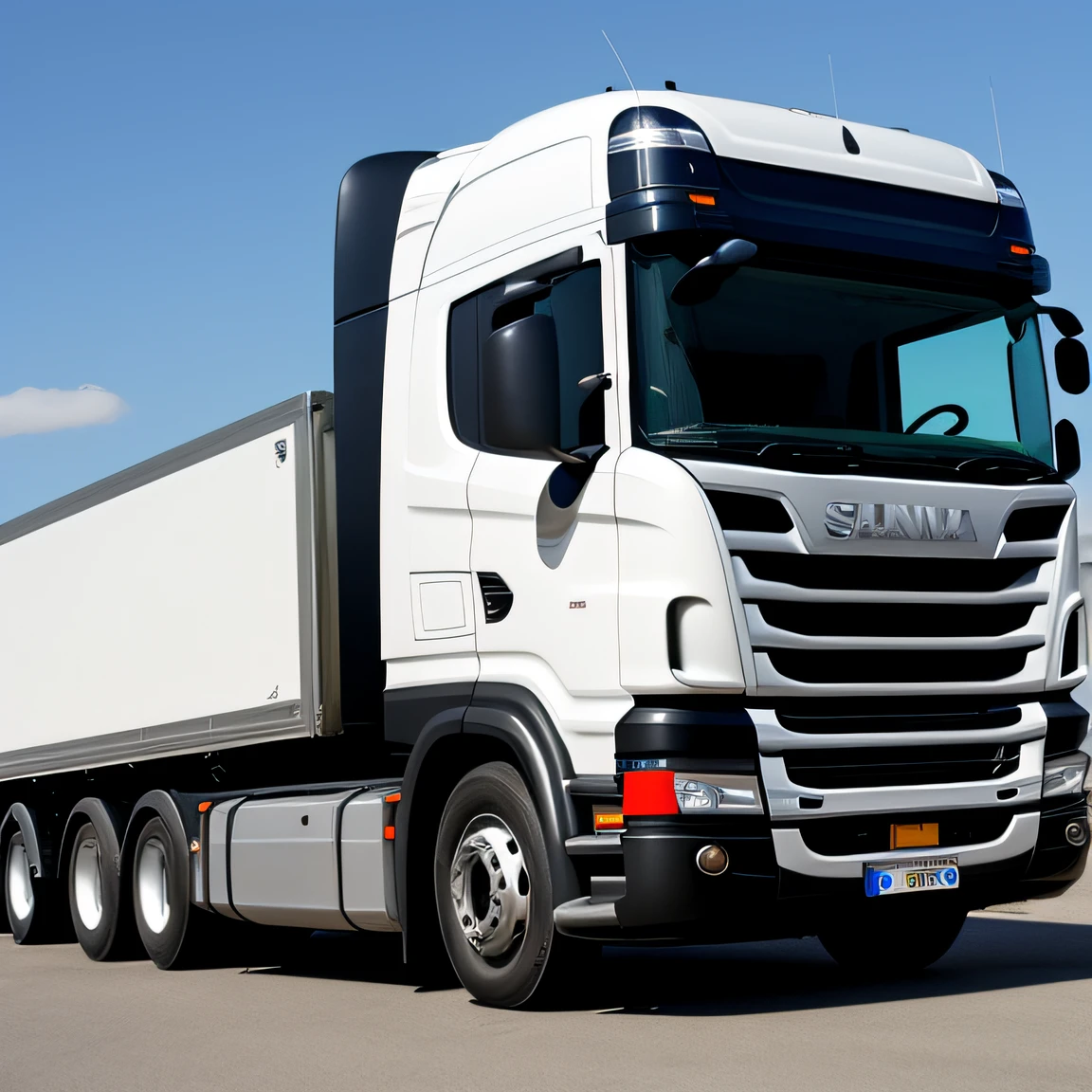 camion scania, detallado