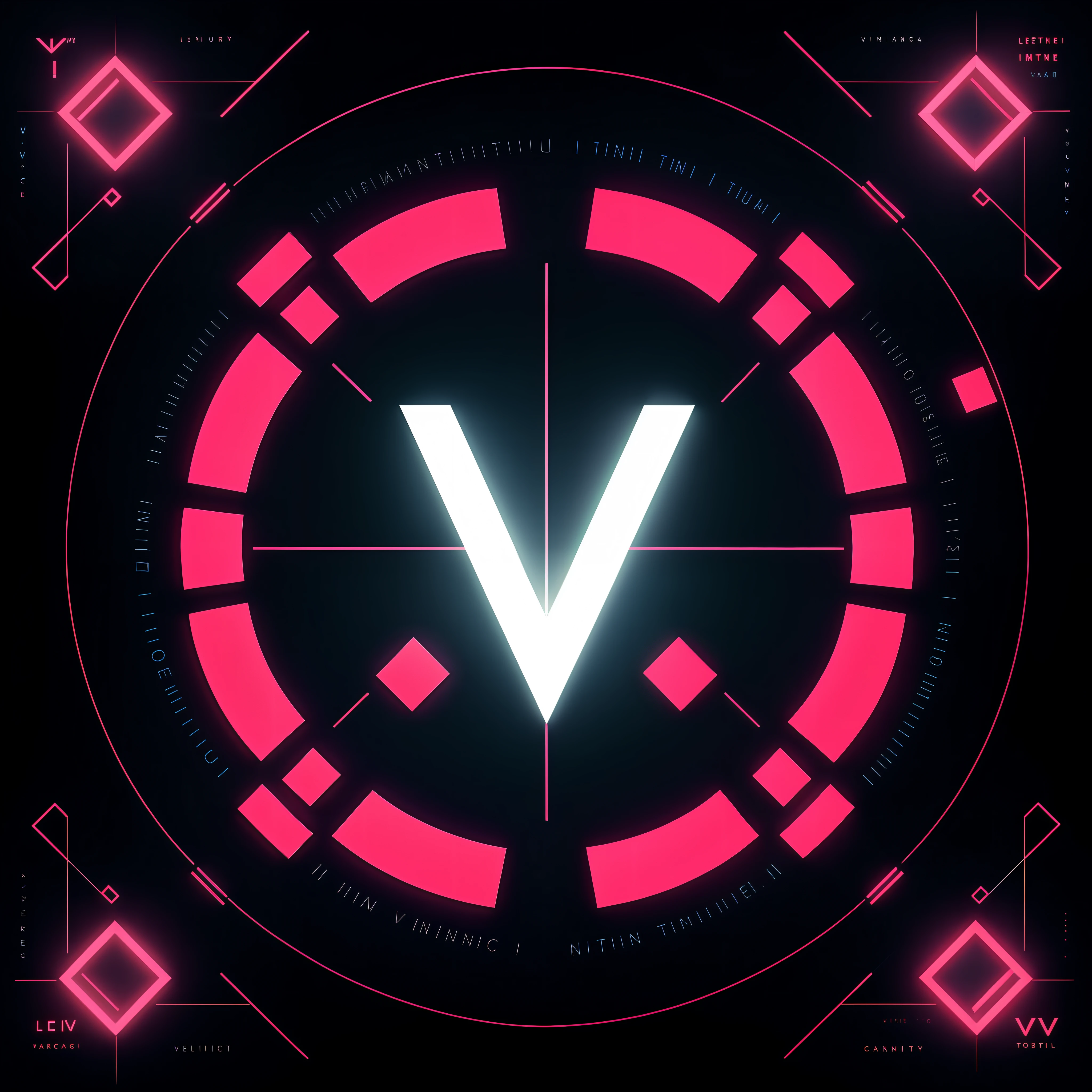 "Create a futuristic, technology-inspired logo letter 'V' that incorporates innovation and cutting-edge technology. A letra 'V' deve ser elegante, geometric, e minimalista, evoking a sense of modernity and advancement.

Imagine the letter 'V' with sharp angles and clean lines, giving it a dynamic and bold look. Incorporate elements such as circuit board patterns, circuitos digitais, or binary code within the 'V' to signify its technology-oriented nature.

A paleta de cores deve ser composta por cores ousadas e inspiradas na tecnologia, as electric blue, verde neon vibrante, or metallic silver. These colors should exude energy and a sense of high-tech sophistication.

Consider adding subtle 3D effects or gradients to the 'V' to create a sense of depth and dimension, enhancing the futuristic look.

A fonte utilizada para qualquer texto de acompanhamento deve complementar o 'V' e manter um, clean style that's easy to read.

This technology-inspired 'V' logo should represent a vision of the future, innovation, and the exciting possibilities of technology in a visually captivating and unique way."

Use this prompt as a starting point to create a technology-focused 'V' letter logo that conveys a sense of modernity and cutting-edge technology.