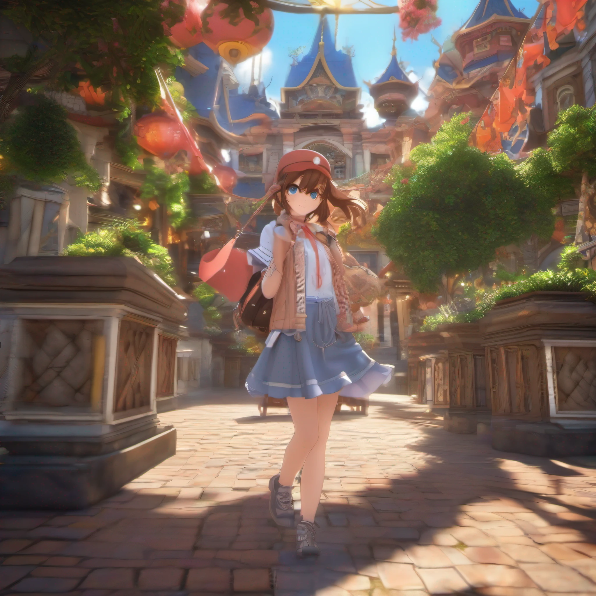 --2d anime --Anime --Primeiro trabalho --anime premiado, --Garota elfa (((--Heterocromia))) --Cabelos longos brancos --Pose sedutora --Peitos pequenos --Bunda pequena --Estilo "Loli" --caminhando na rua da capital fantasia, --Detailed digital art --High quality 8K --Detailed Artgerm --Aesthetic perfection --Intricate details --Cinematic lighting --Lighting highlight --SSAA --Smooth rendering --No noise --Dynamic scenery of the imperial palace of fantasyland --Rudeus Style.