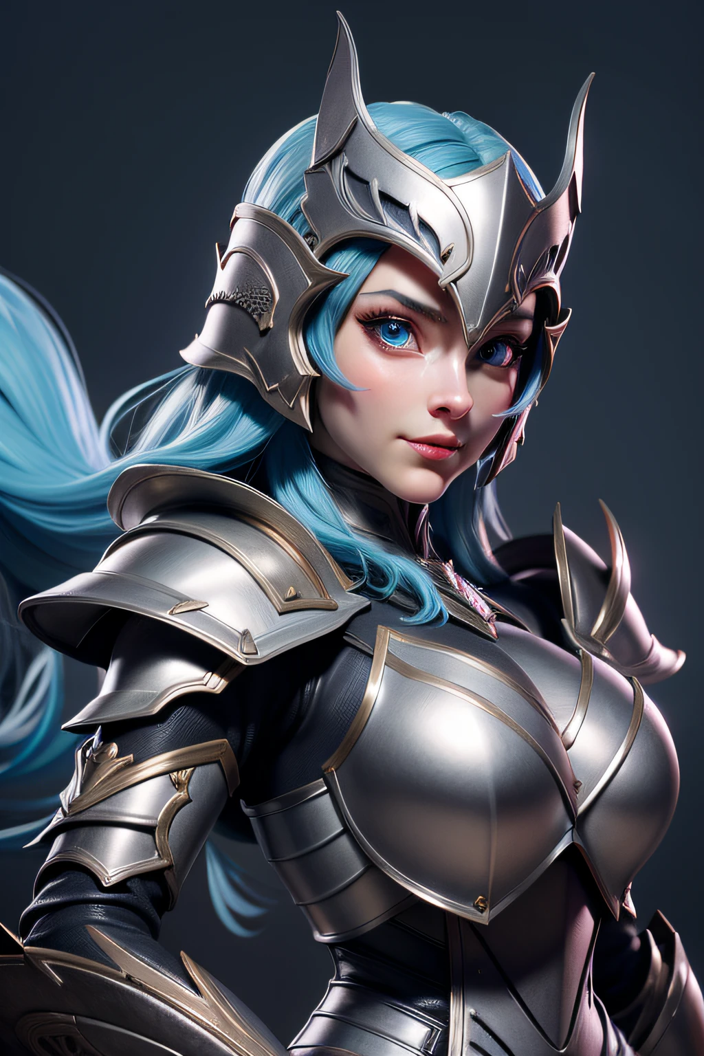 3dmm style,realistic,a photo of a woman in armor, War_Glam,edgMothKnight, full armor,helmet,armor,extra arms,breastplate, dainty, perfect face, pretty face, light blue eyes, lush detail, absurdres,, masterpiece, best quality,