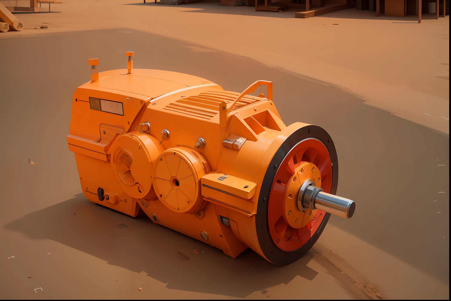 Based on this picture, a modeling diagram of such a device is generated
