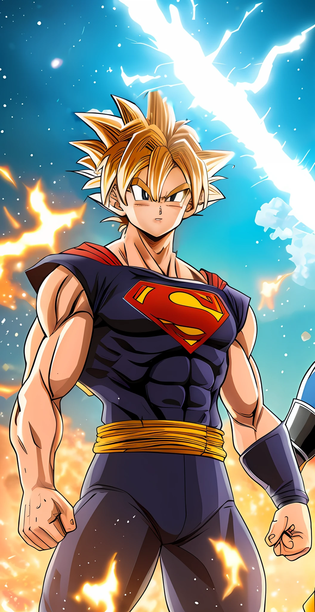 Goku head style animation drawing dragon ball z