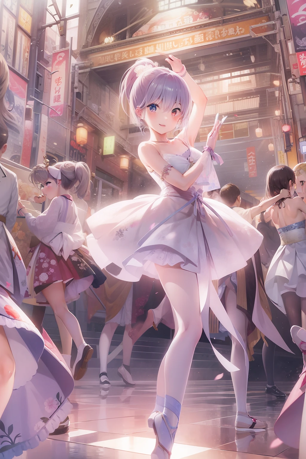 Japan Anime、ballerina, One 20-year-old woman、Sounds like fun、Background Concert Hall