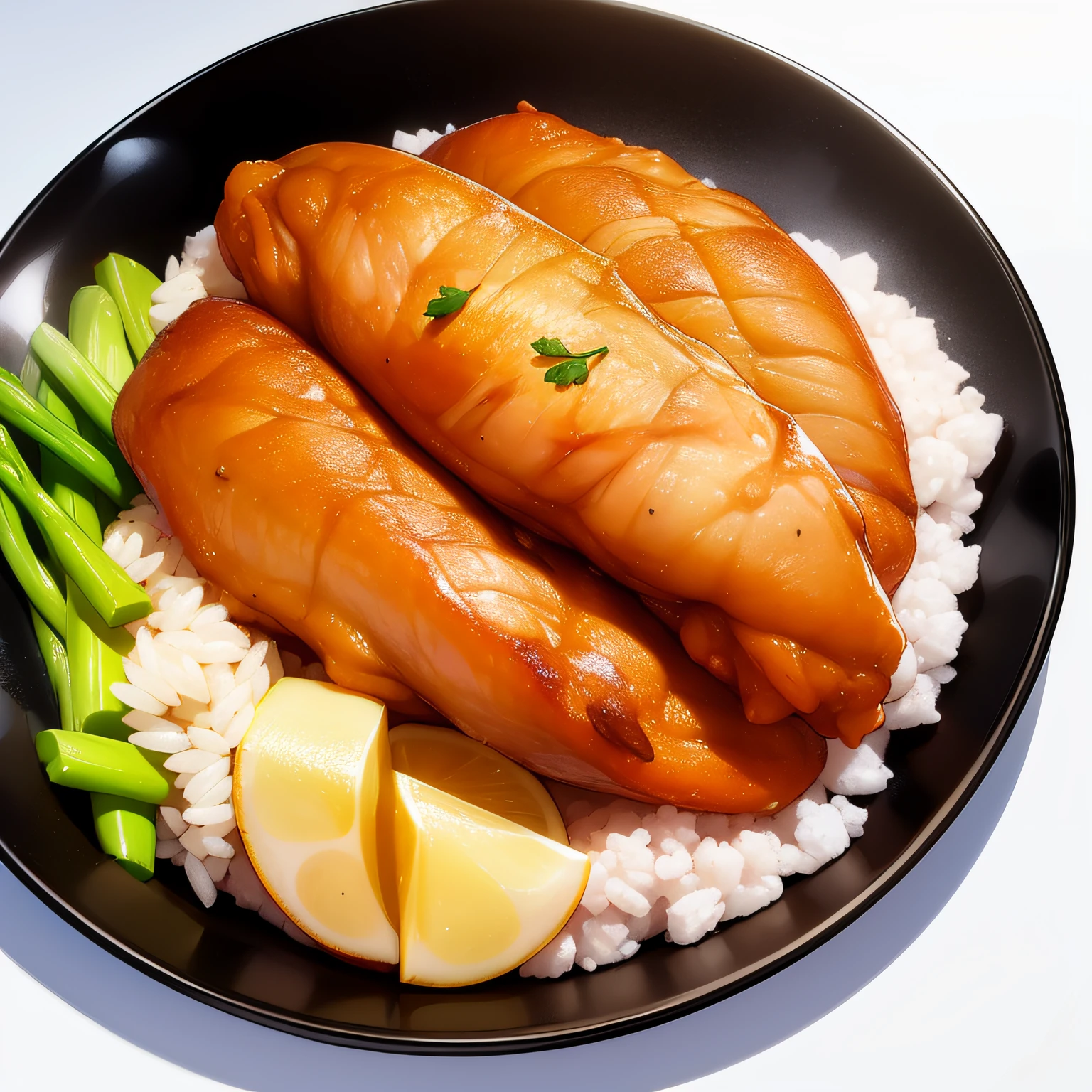"rice, asparagus"