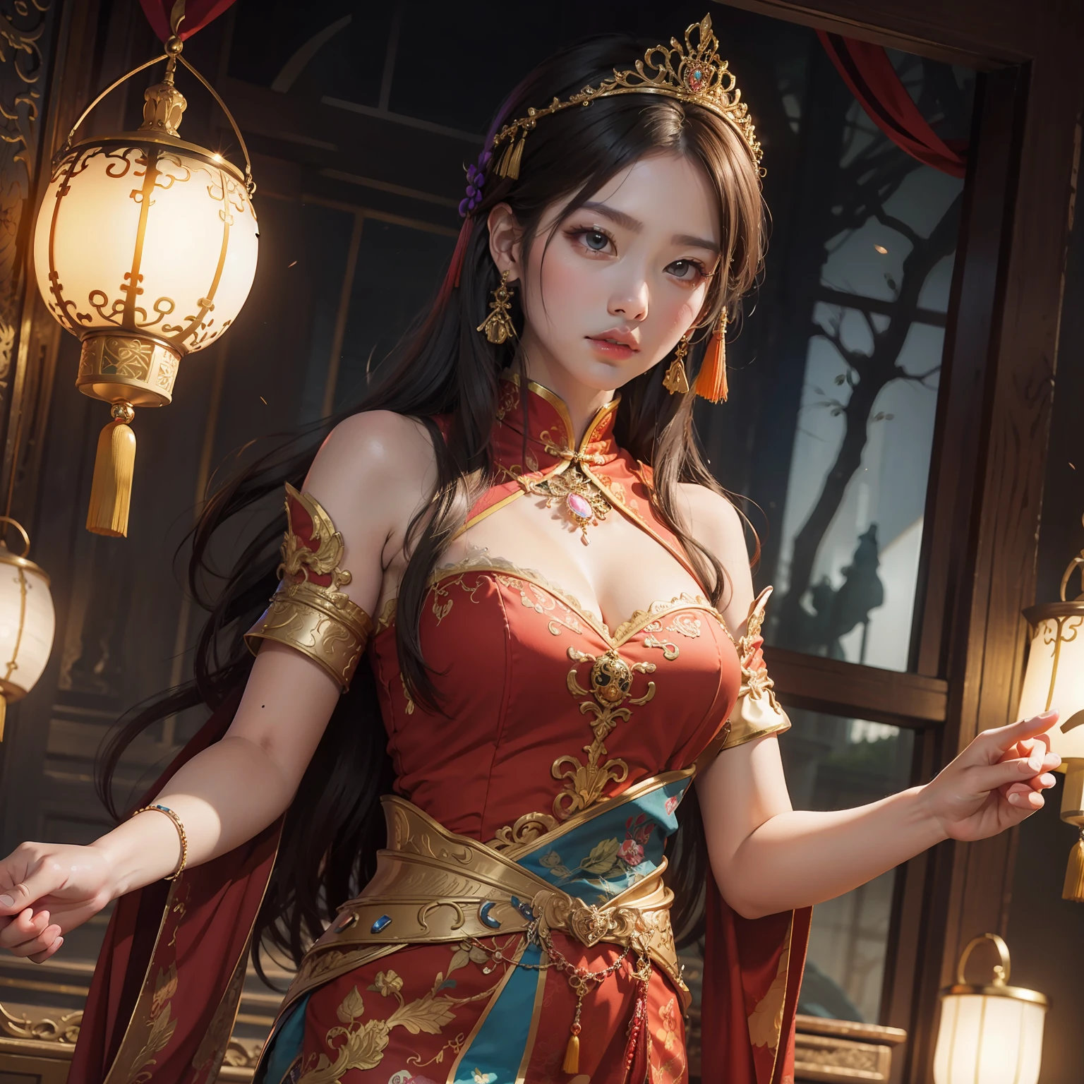 HD masterpiece, Chinese, queen, fantasy,