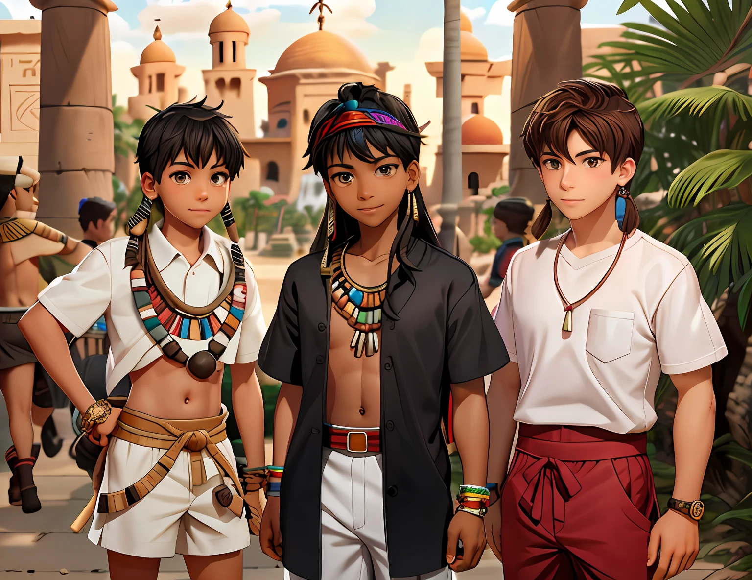 Boy aged and 14nd 13 yEgypt boy male without brown skin clothing marked abdomen, cabello lasio liso cuerpo entero mirando al espectador cabello liso negro sonrrisa linda, atras de el de fondo esta la ciudad palacios egipcios paisajes del antiguo egipto,Boy aged 15 and 14 an13 yearin Egyple without brown skin clothing marked abdomen, cabello lasio liso cuerpo entero mirando al espectador cabello liso negro sonrrisa linda, Behind the background is the city Egyptian palaces landscapes of ancient egypt boy of 15 and 14 and 13 years oage in ypt boylothing of brown skin abdomen marked, cabello lasio liso cuerpo entero mirando al espectador cabello liso negro sonrrisa linda, They are in a palace oasis face with fine features boy of 15 and 14 years of age in Egypt boy male wiout clo in transparent white underwear of brown skin marked abdomen, zona v marcada ingle marcada cabello lasio liso cuerpo entero mirando al espectador cabello liso negro sonrrisa linda, estan en un palacio oasis rostro con razgos finos, con joyas tipicas del antiguo egipto