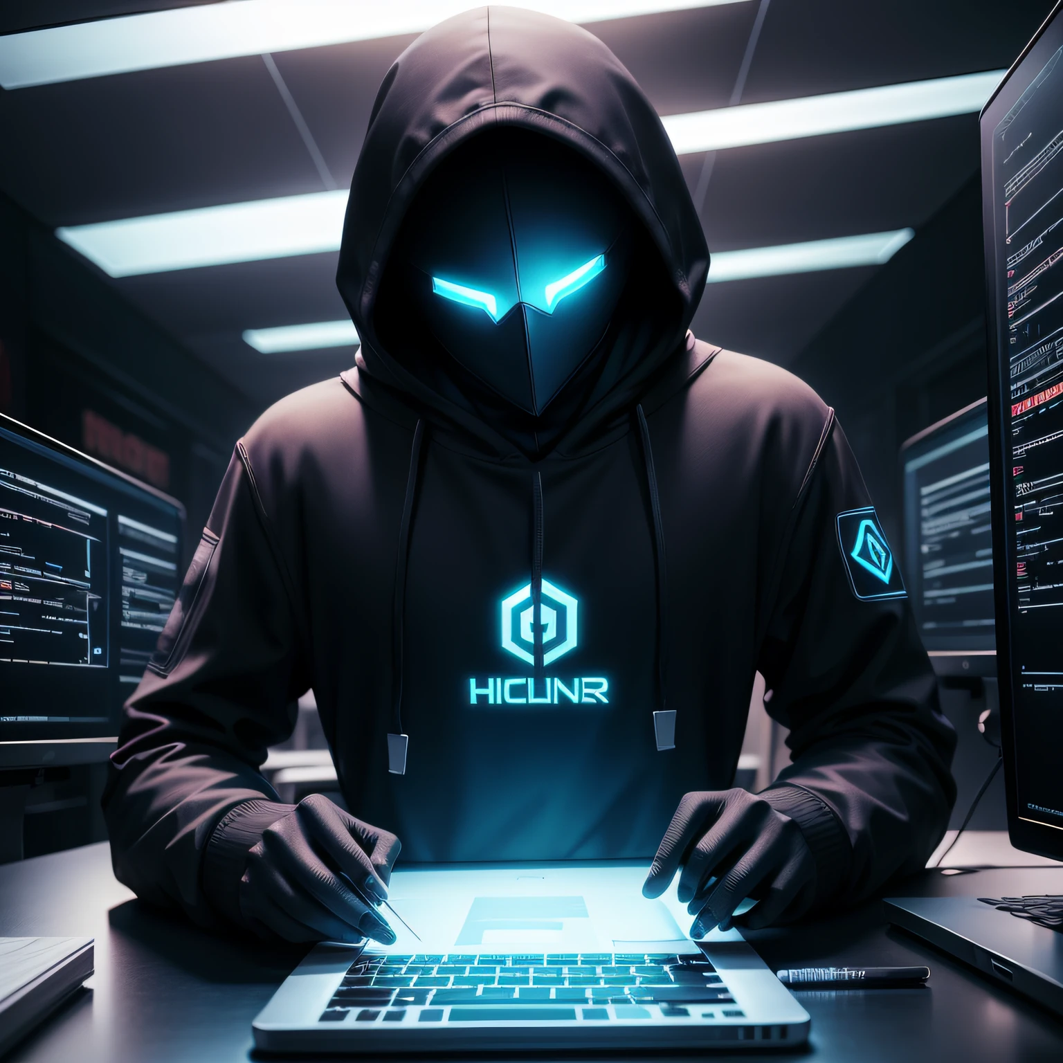 NOTEBOOK E HACKER LOGO