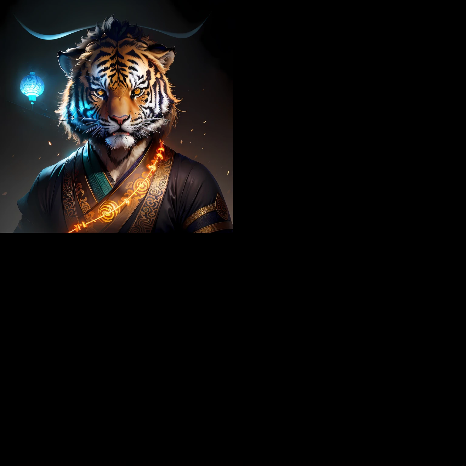 um tigre de bengala