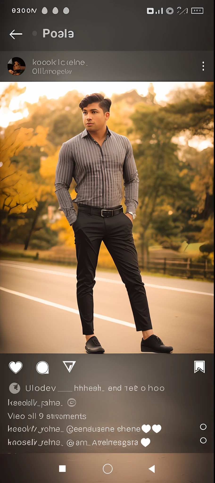 Change this background. Body builder.realstic face.ultra realistic.a close up of a person standing on a road with a camera, full body photogenic shot, full body photograph, grey pants and black dress shoes, full body picture, full body portrait shot, full body photgraph, long full body shot, full body model, wearing a dark shirt and jeans, cinematic full body shot, casual photography, full-body-shot