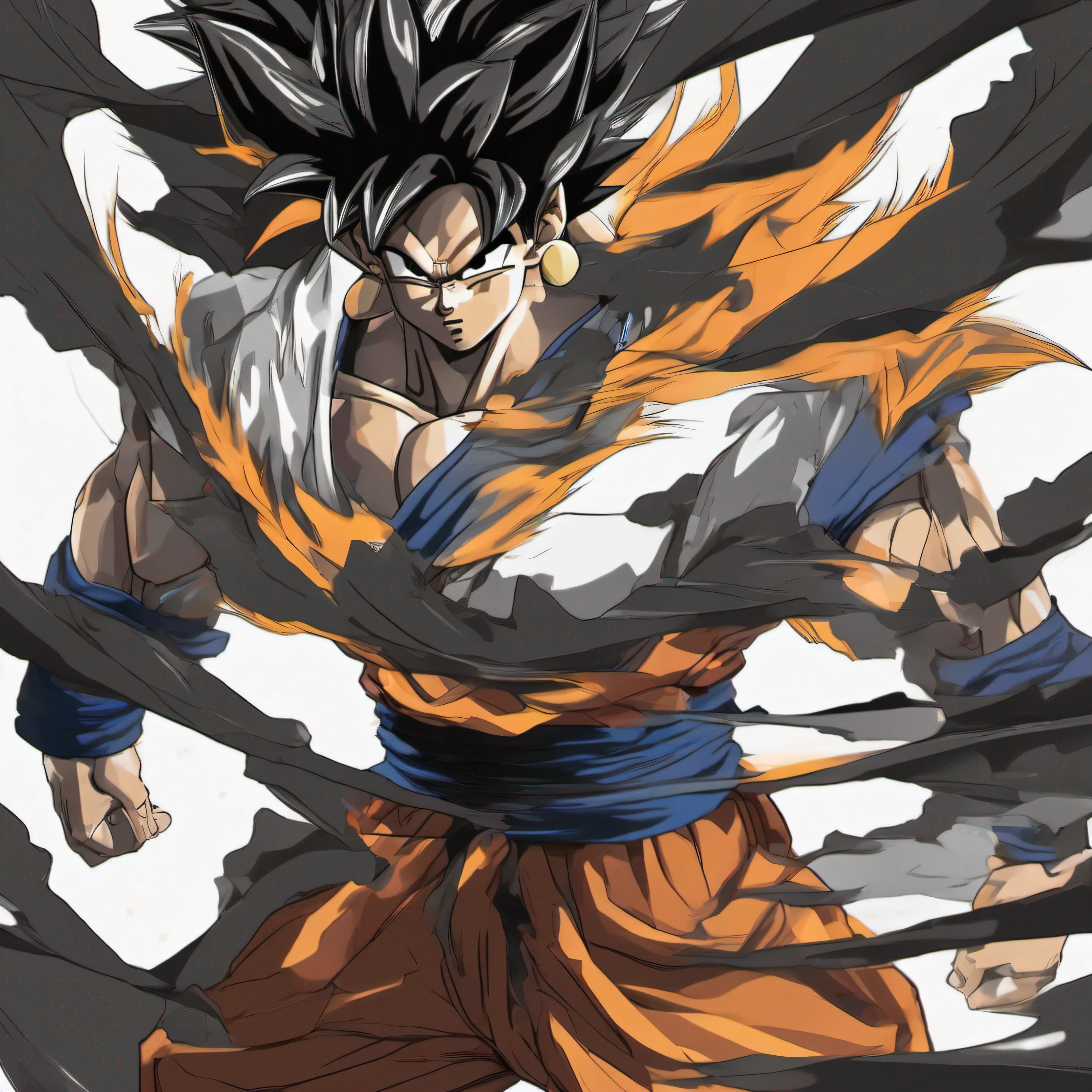 Base Form - Goku in his regular black hair state