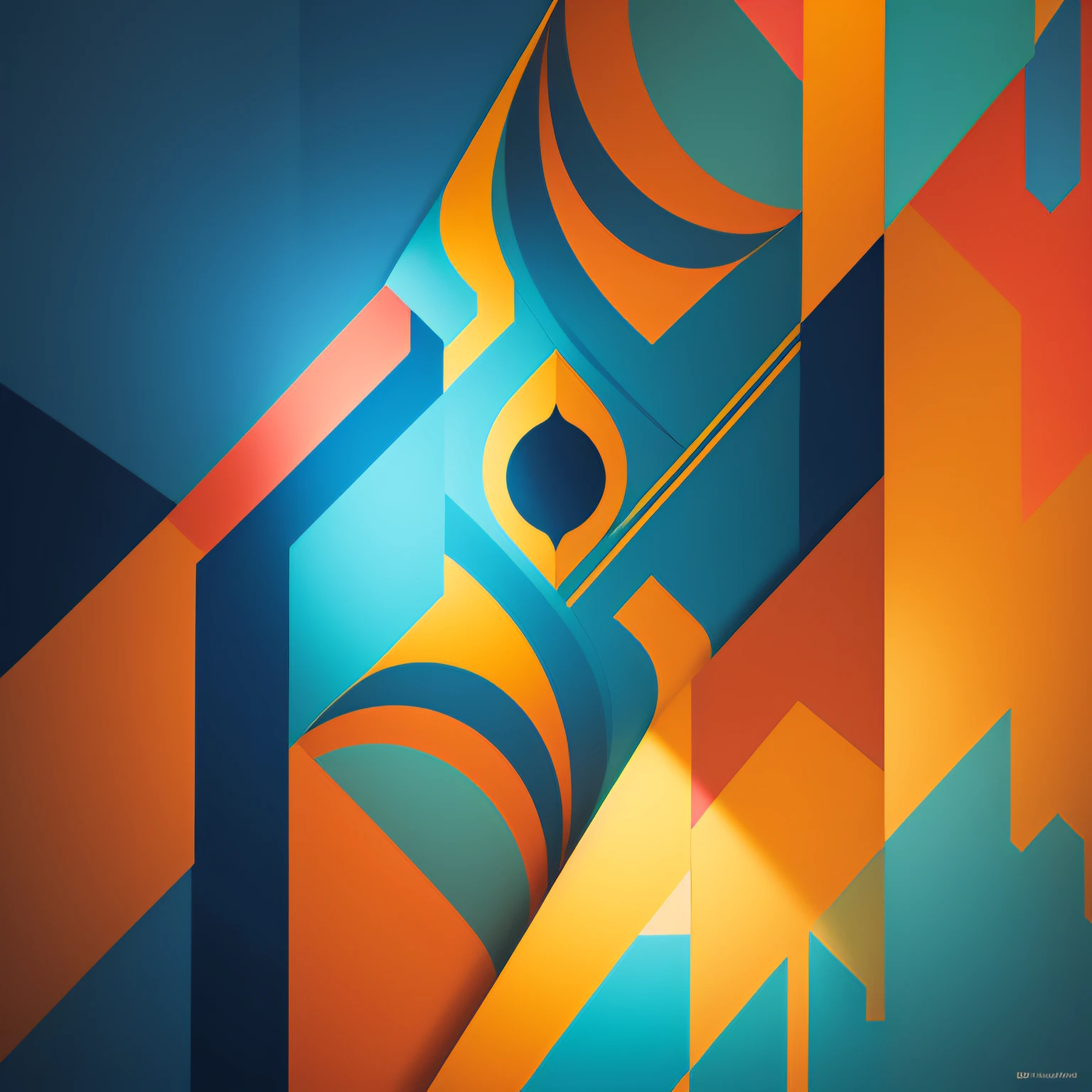 Abstract painting geometric style, pattern, colorido, Fundos, textura, flor --auto