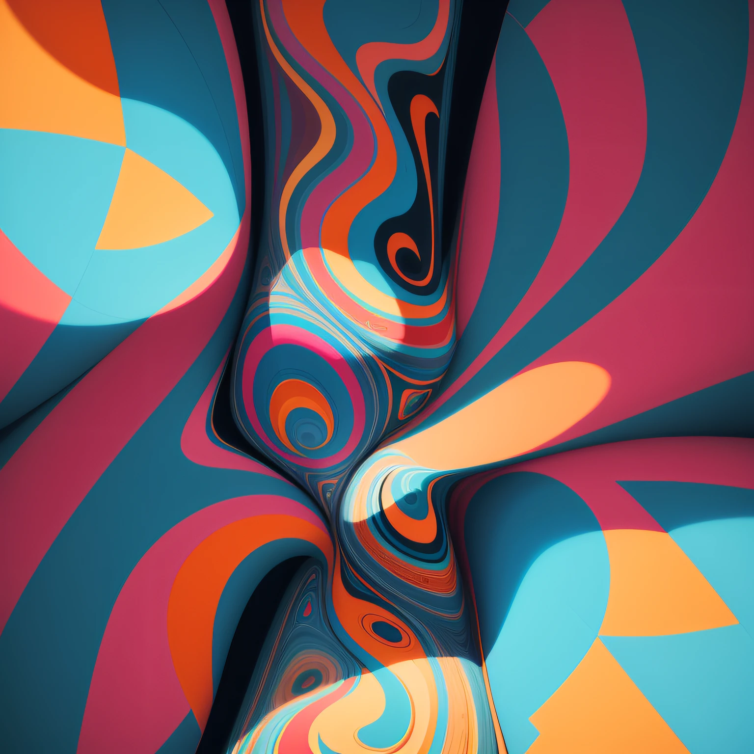 Abstract painting geometric style, pattern, colorido, Fundos, textura, flor --auto