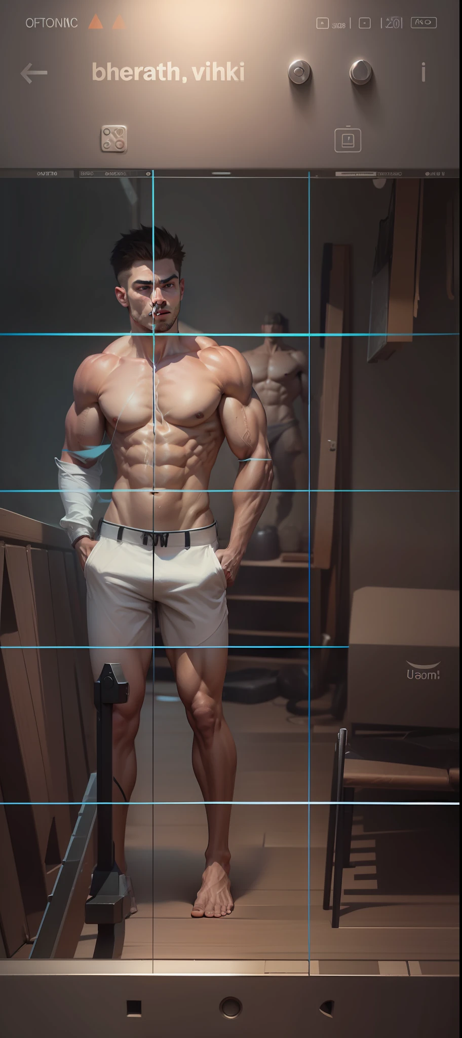 muscular and without clothes 4k hyperrealistic   change this background realistic face ultra realistic. --auto --s2