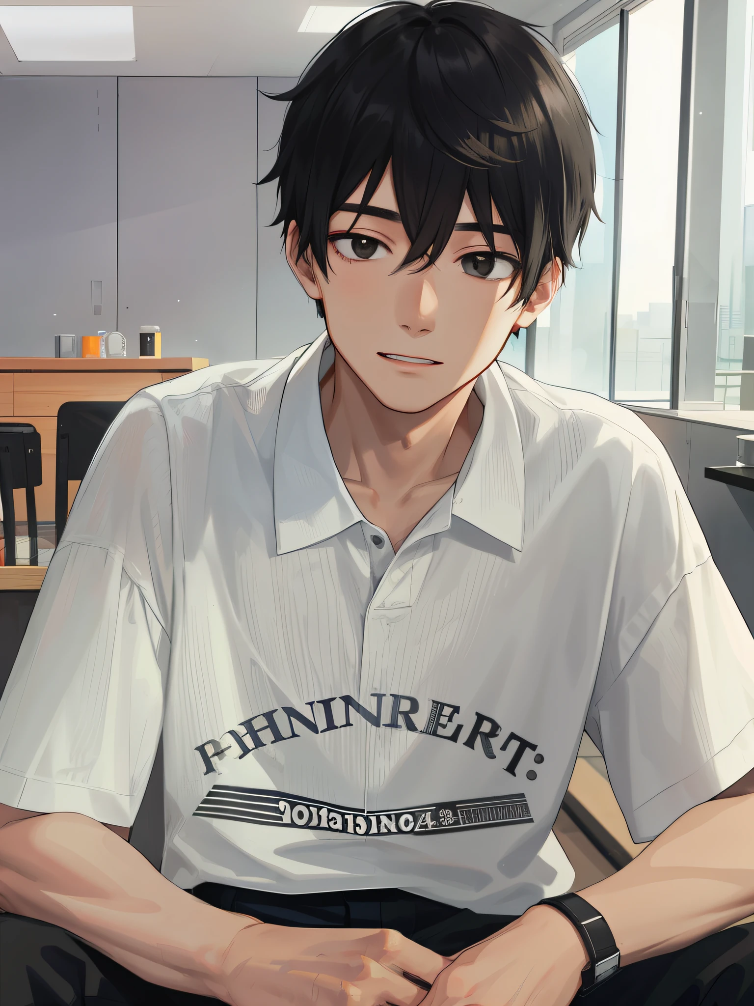 1boy, black hair, black eyes
