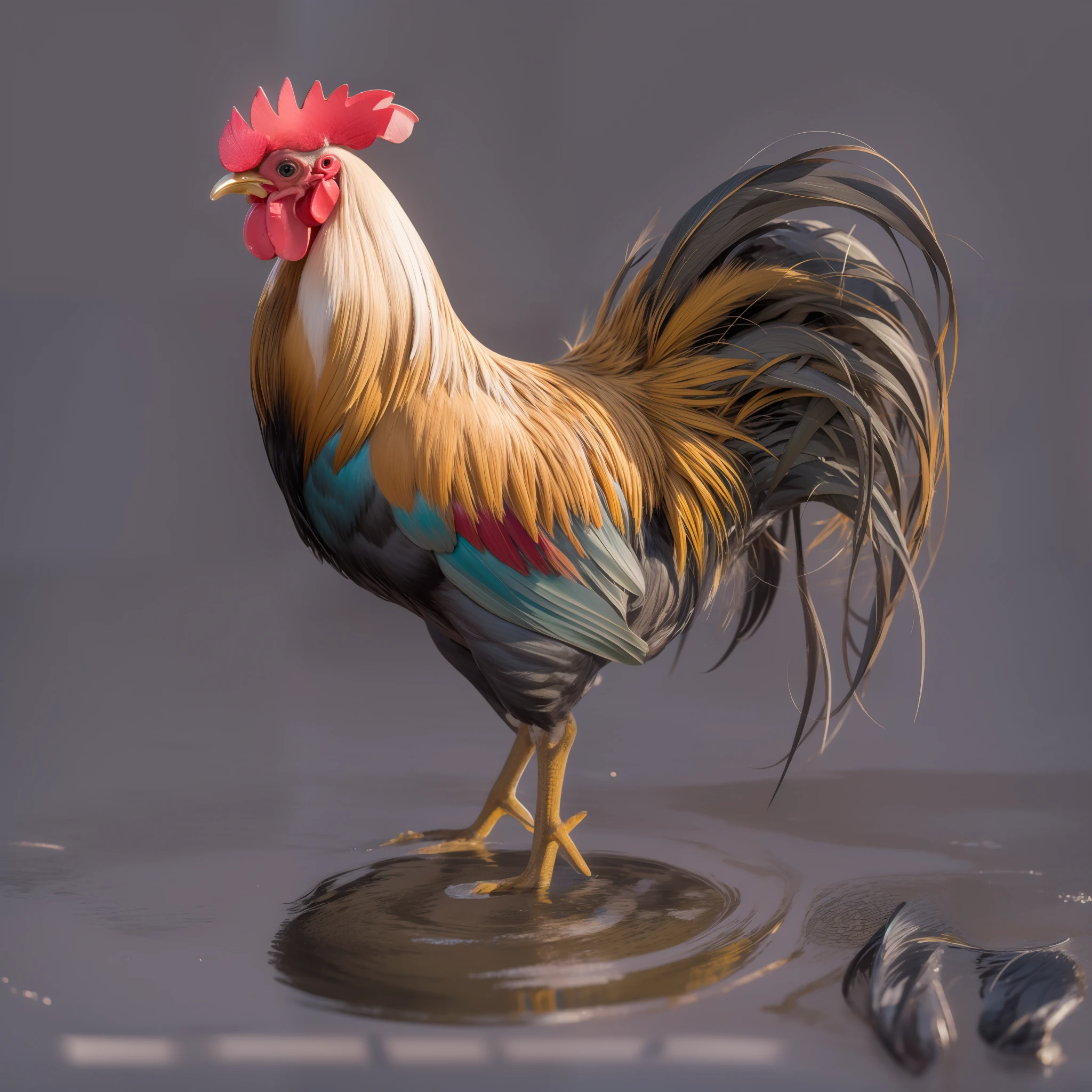 1 rooster，best qualtiy，Masterpiece