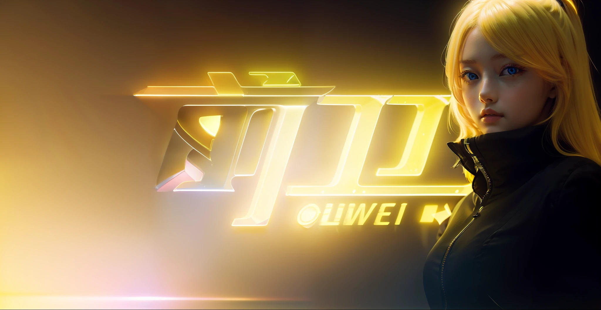 (extremely detailed CG unity 8k wallpaper,masterpiece, best quality, ultra-detailed, beautiful detailed eyes:1.2),best illumination, (best shadow, an extremely delicate and beautiful, bloom),
1gril,solo,yellow eyes,yellow hair,
neon_woman