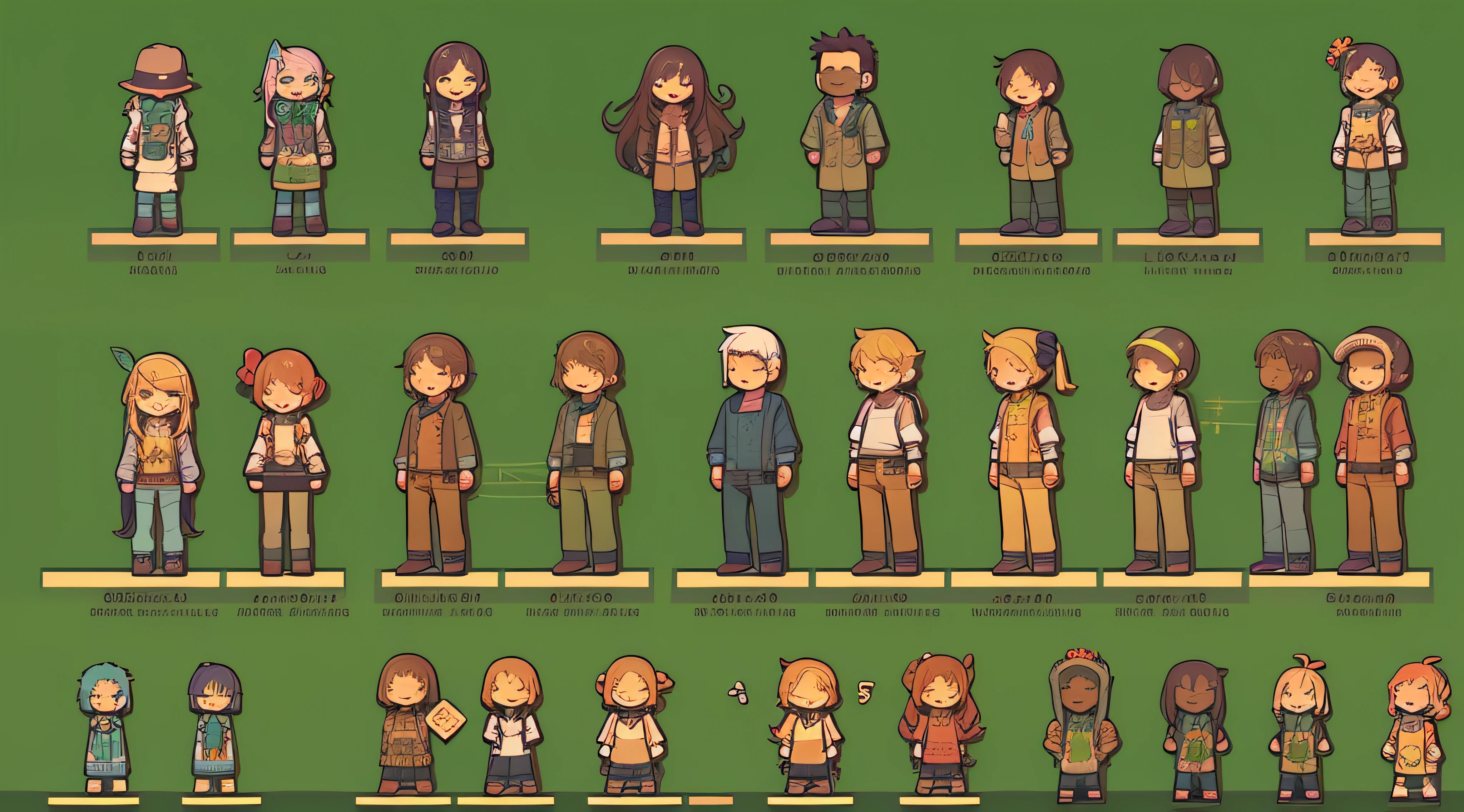 sprites personagens