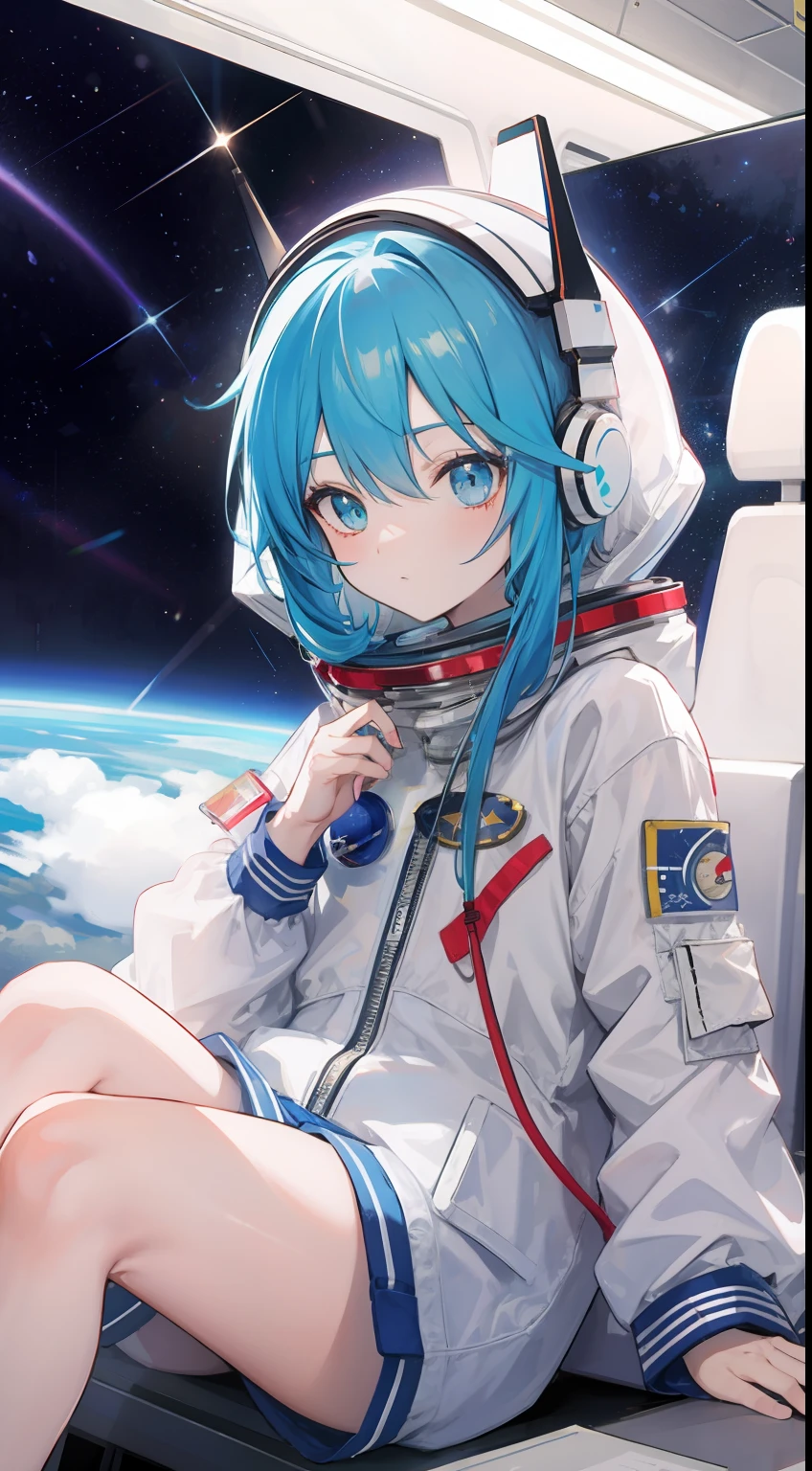 HtasuneMiku,Astronaut clothing,Sky outer space