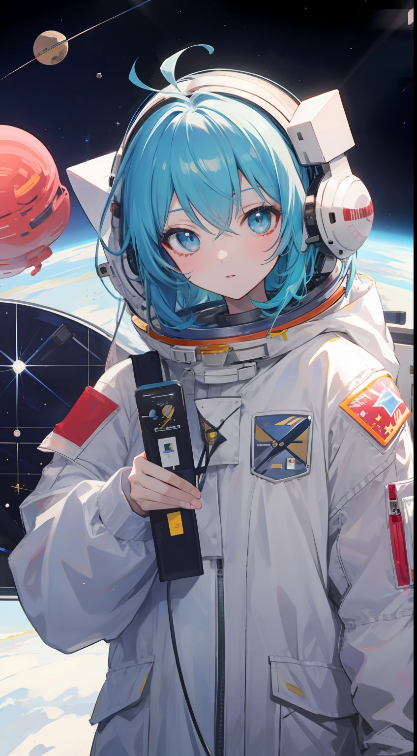 HtasuneMiku,Astronaut clothing,Sky outer space