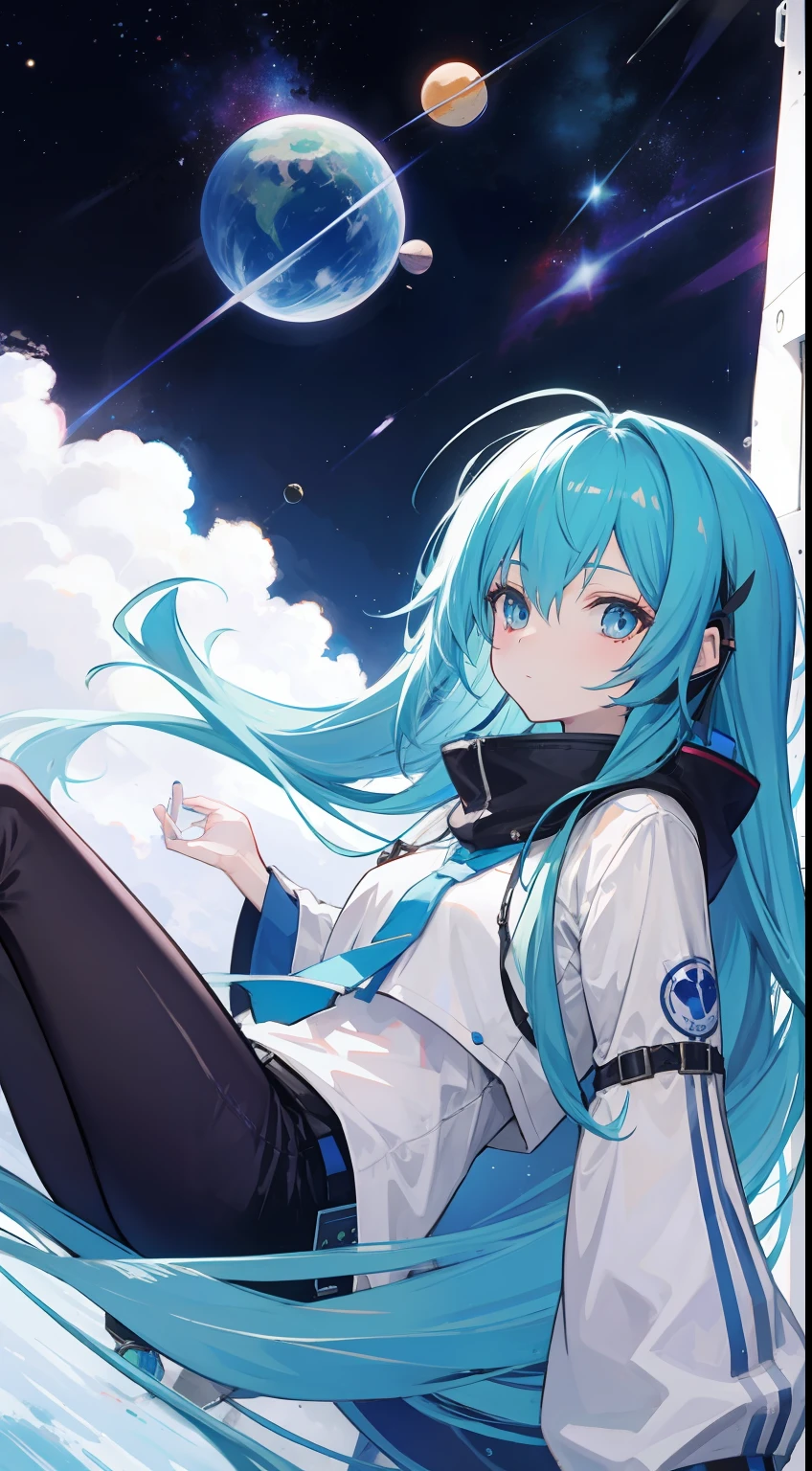 HtasuneMiku,Sky outer space